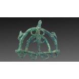 bronze horse attachment from luristan period 1st millennium BC