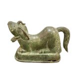 Chinese Bronze Tang Dynasty rat for good luck Figure