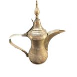 Silver Arabic Teapot 19th century Beautifully Detailed & Metalwork