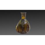 Roman fluted glass bottle 2/3 century