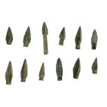 Greek period bronze arrow heads during the 1st millennium BC