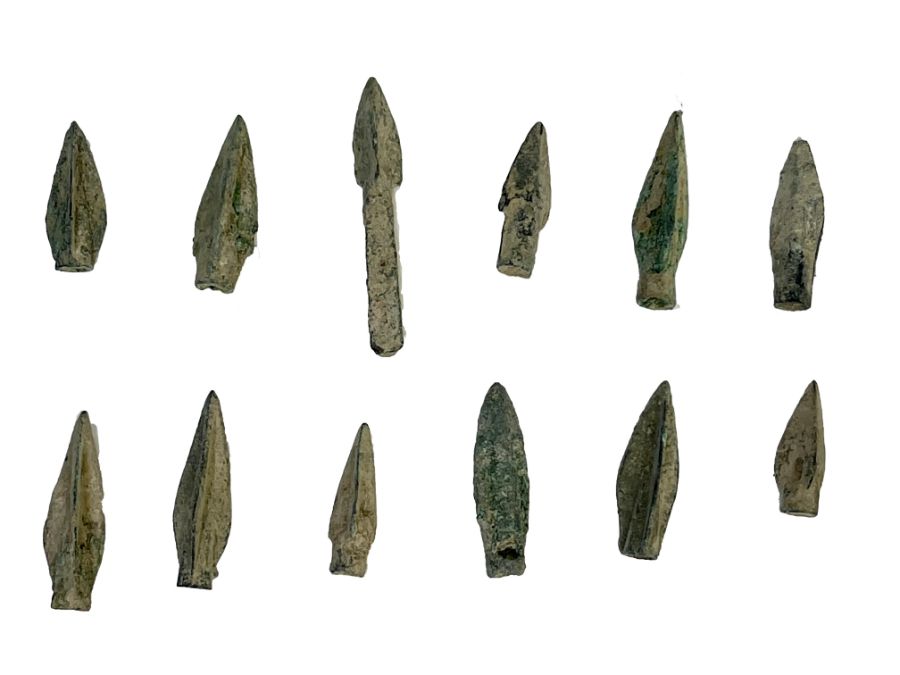 Greek period bronze arrow heads during the 1st millennium BC