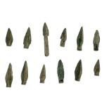 Greek period bronze arrow heads during the 1st millennium BC