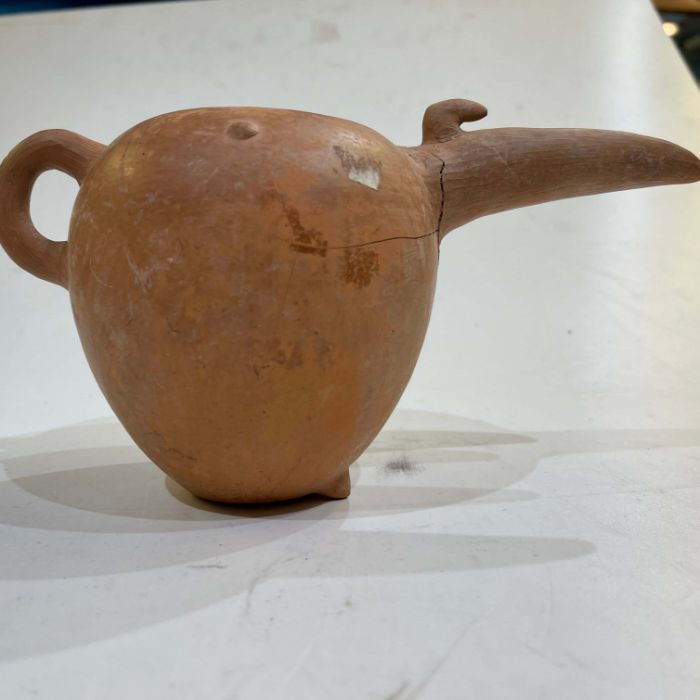 Amlash period red clay beaker circa 1st millennium BC - Image 4 of 7