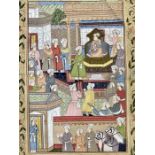 18th Century Indian Painting On Canvas