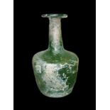 10th Century Rare Large Islamic Glass Bottle Vase