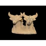 Indus Valley Twin Clay Bull Figure