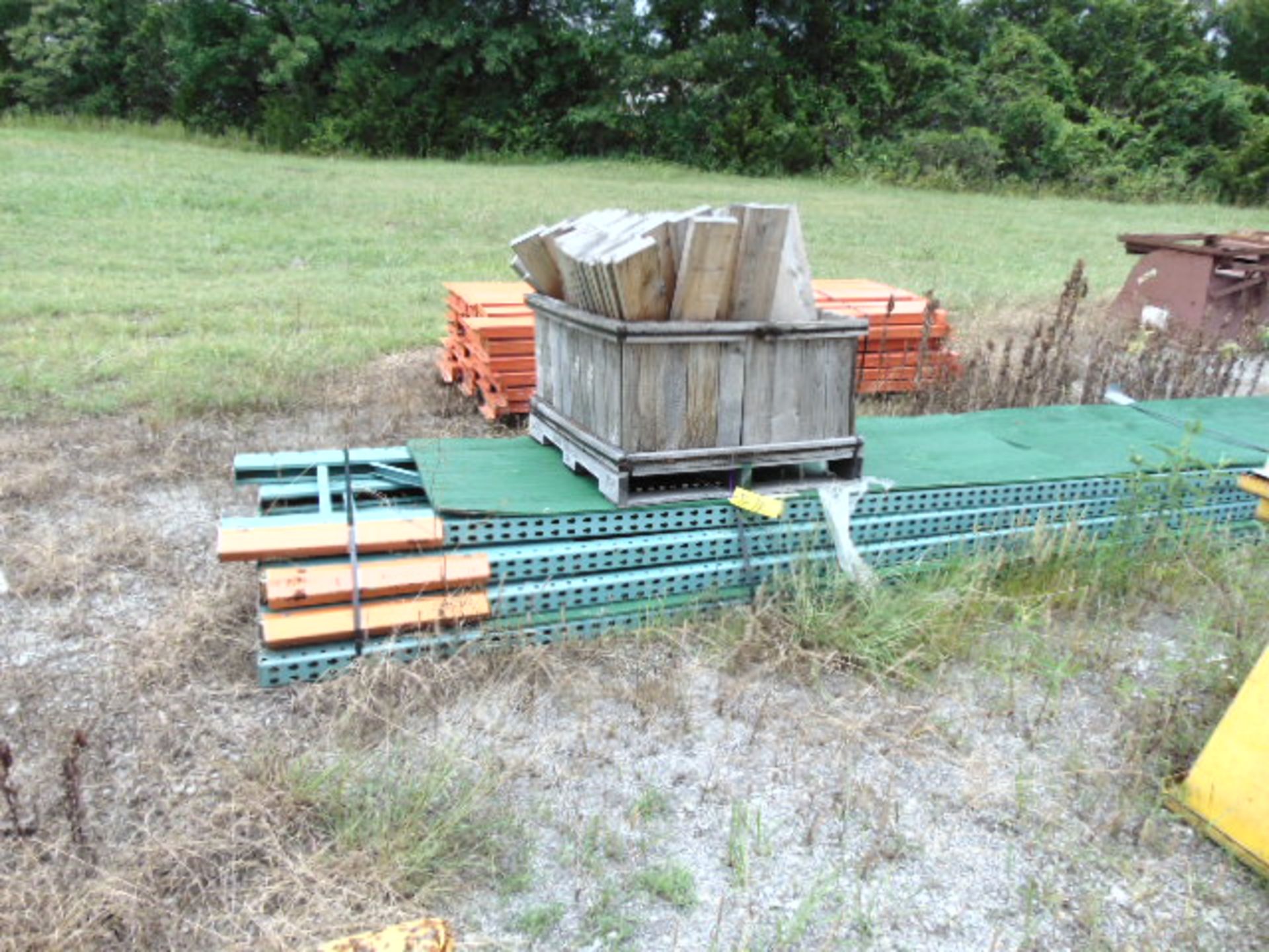 LOT OF PALLET RACKING, assorted (in yard) - Image 7 of 7