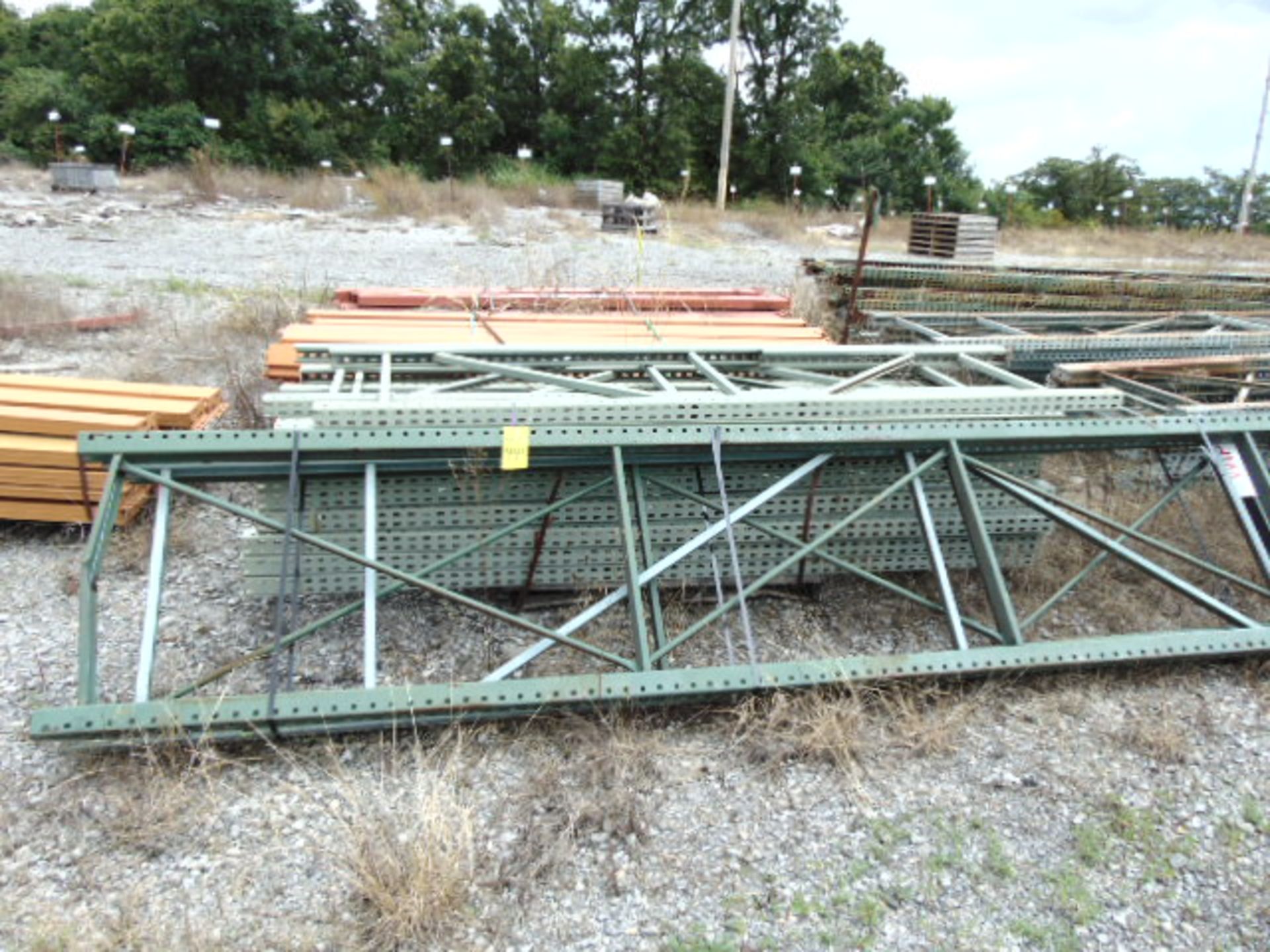 LOT OF PALLET RACKING, assorted (in yard) - Image 5 of 7