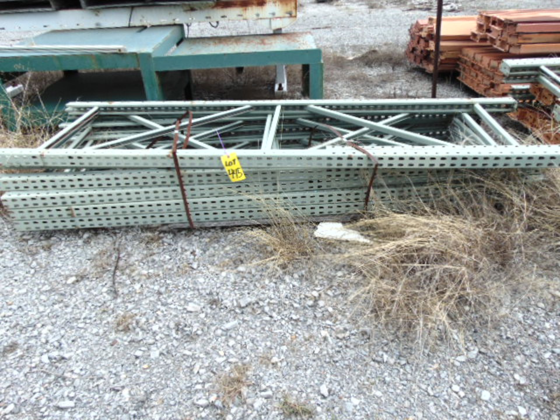 LOT OF PALLET RACKING, assorted (in yard)
