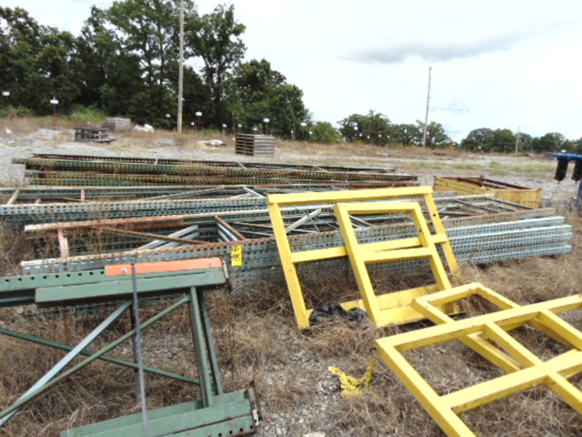 LOT OF PALLET RACKING, assorted (in yard) - Image 6 of 7