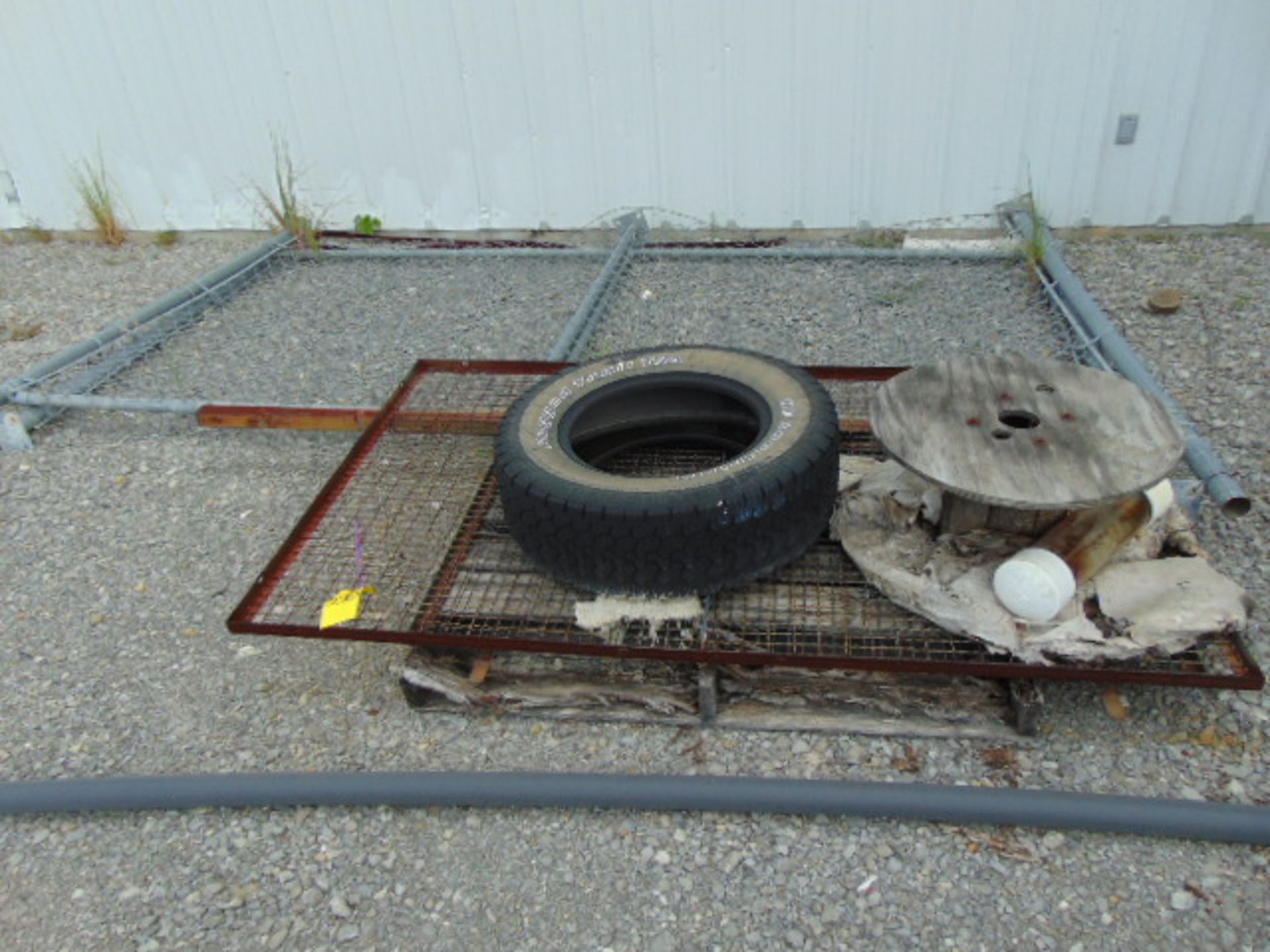 LOT CONSISTING OF: cooling tower, electric pumps, electrical, panels, wire cages & fence, - Image 7 of 8