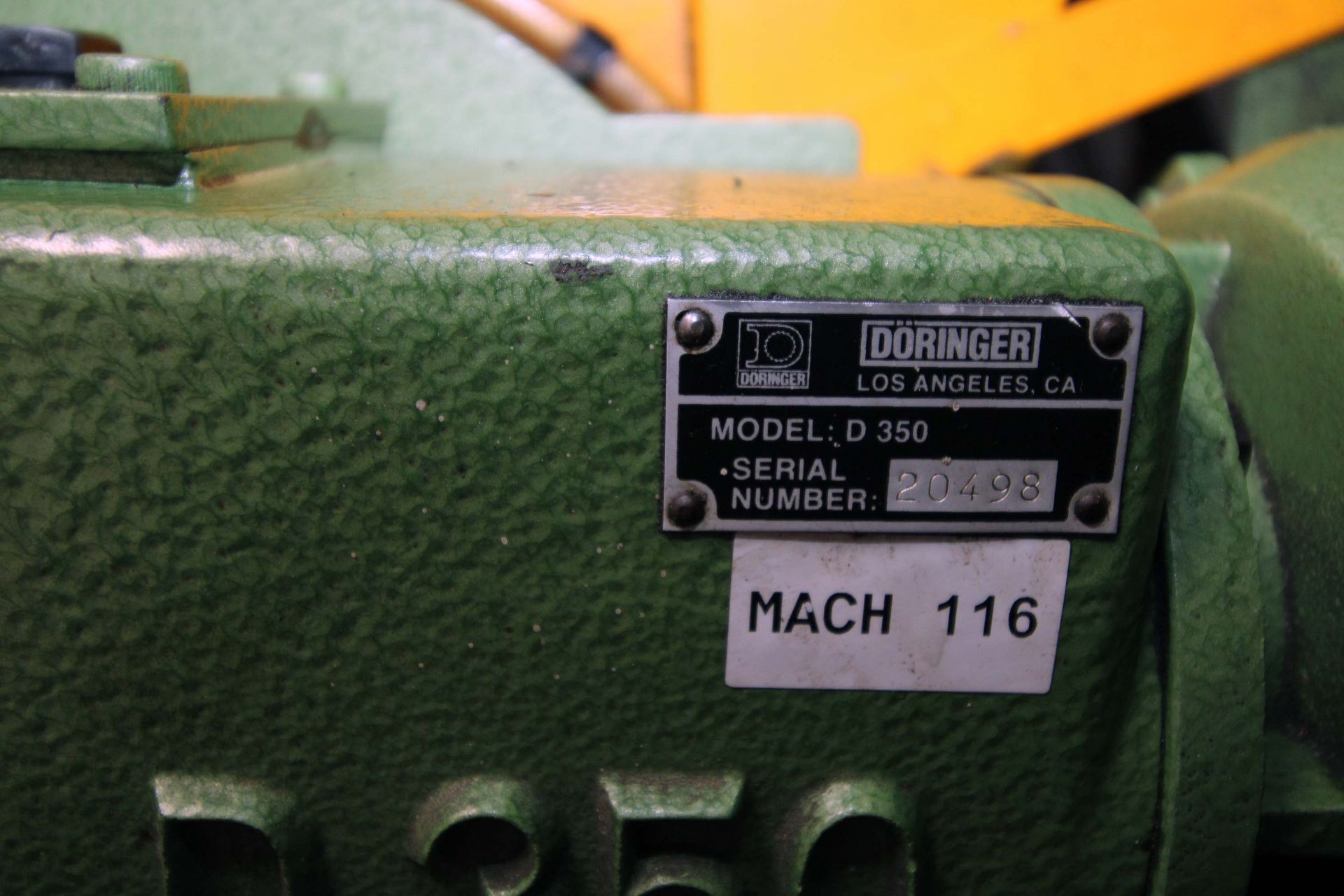 COLD SAW, DORINGER MDL. D350, 14" - Image 3 of 5