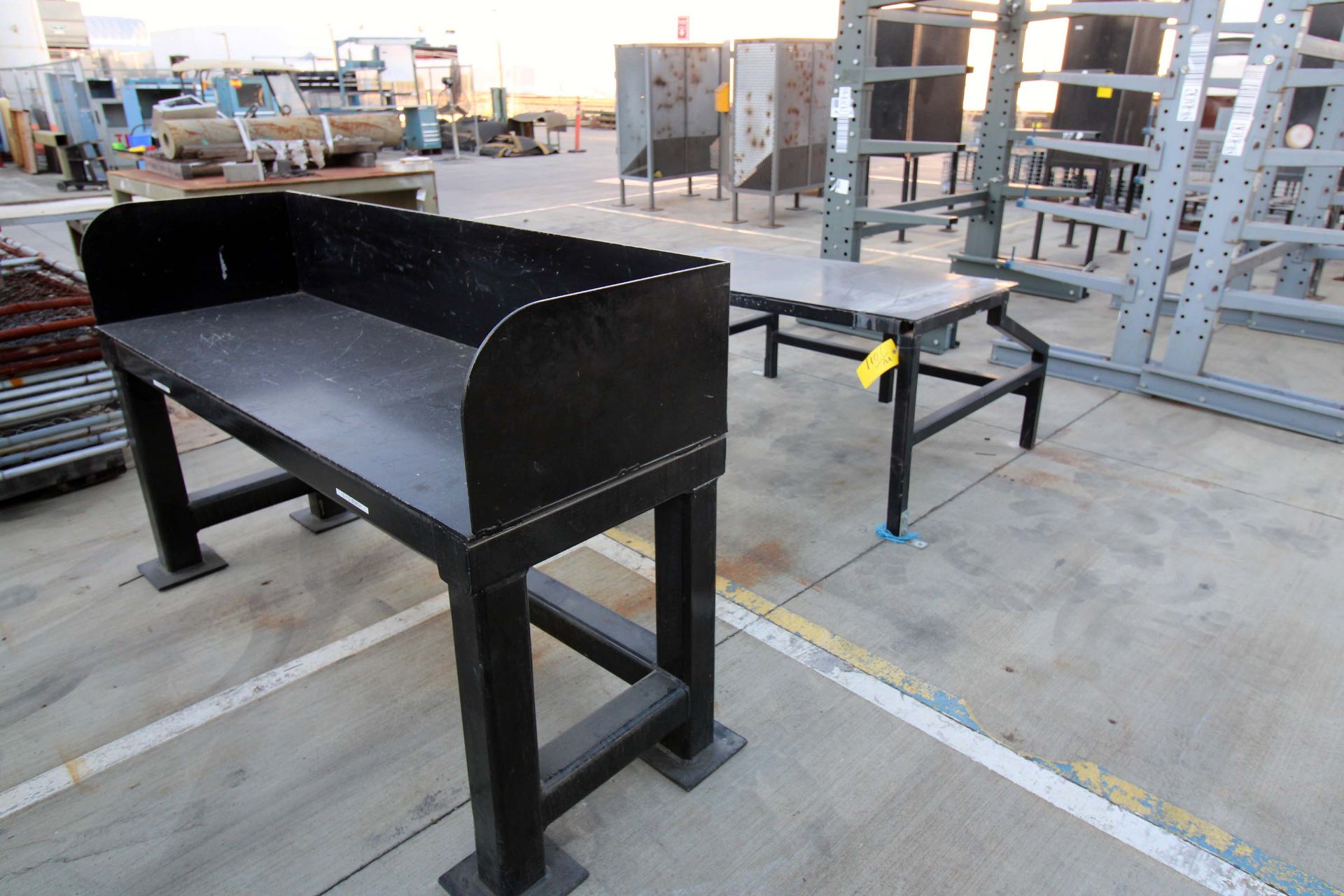 LOT OF METAL WORK TABLES - Image 2 of 3