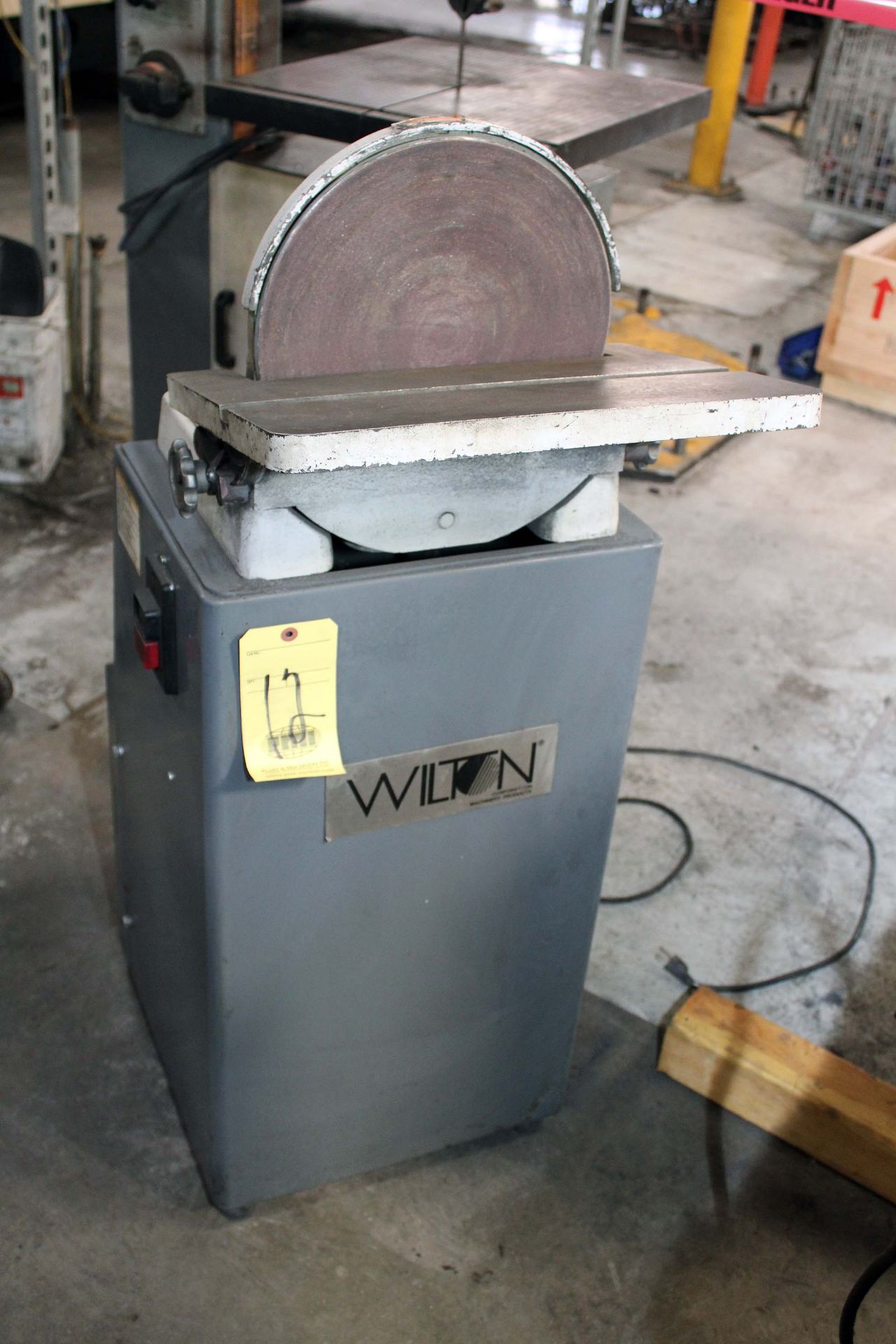 PEDESTAL DISC SANDER, WILTON MDL. 4400A, tilt table