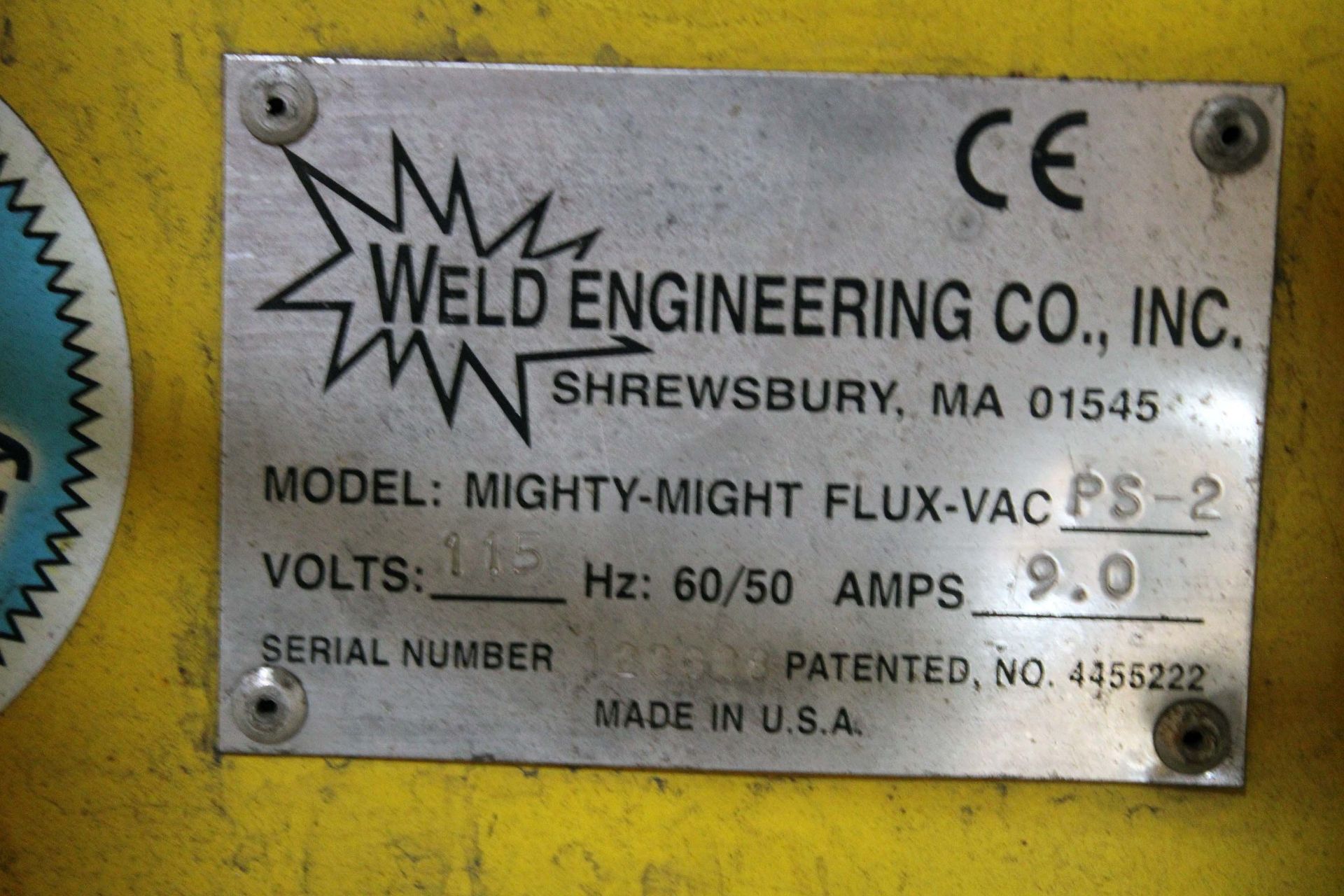 SIDE BEAM WELDING SYSTEM, LINCOLN SUB-ARC, NA-5 weld control unit, sub-arc weld head mtd. to sgl. - Image 10 of 10