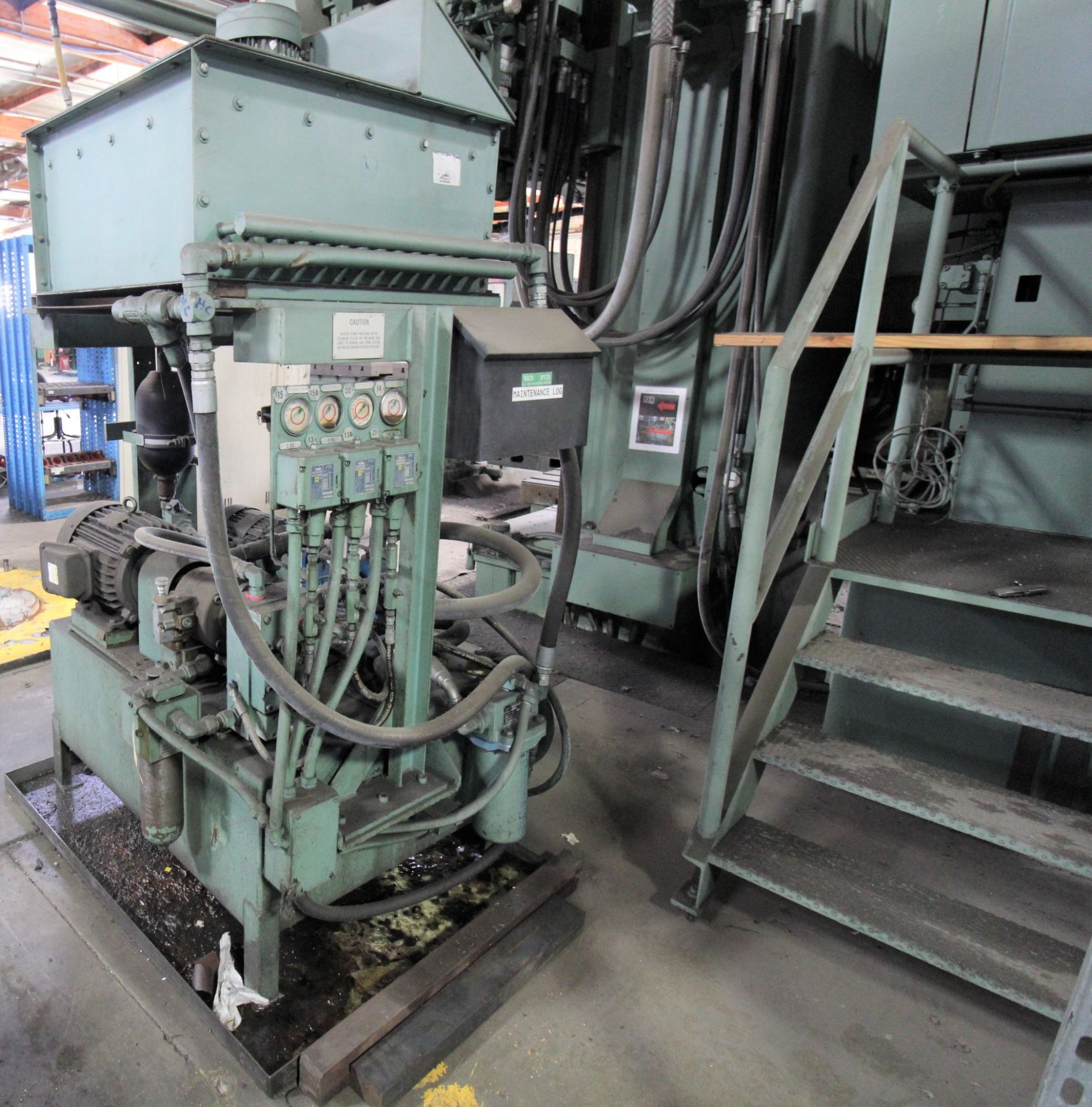 CNC HORIZONTAL BORING MILL, GIDDINGS & LEWIS 6”, Giddings & Lewis 800 CNC control, 36” x 48” - Image 6 of 9