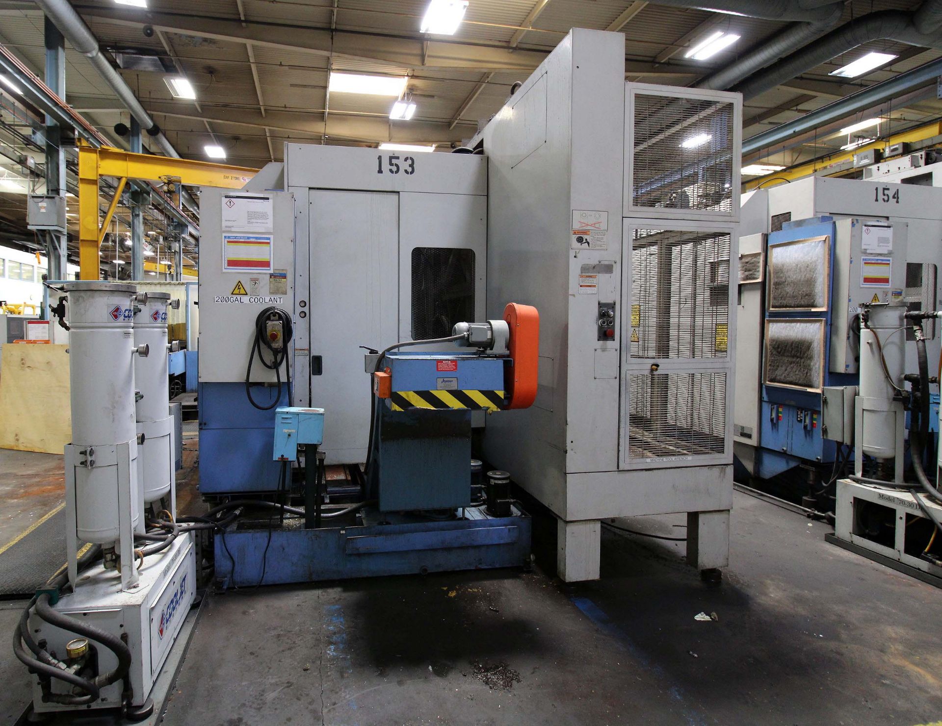 LINEAR PALLET HORIZONTAL MACHINING CELL, MAZAK PALLETECH CONSISTING OF: (3) MAZAK MAZATEK MDL. FH680 - Image 14 of 26