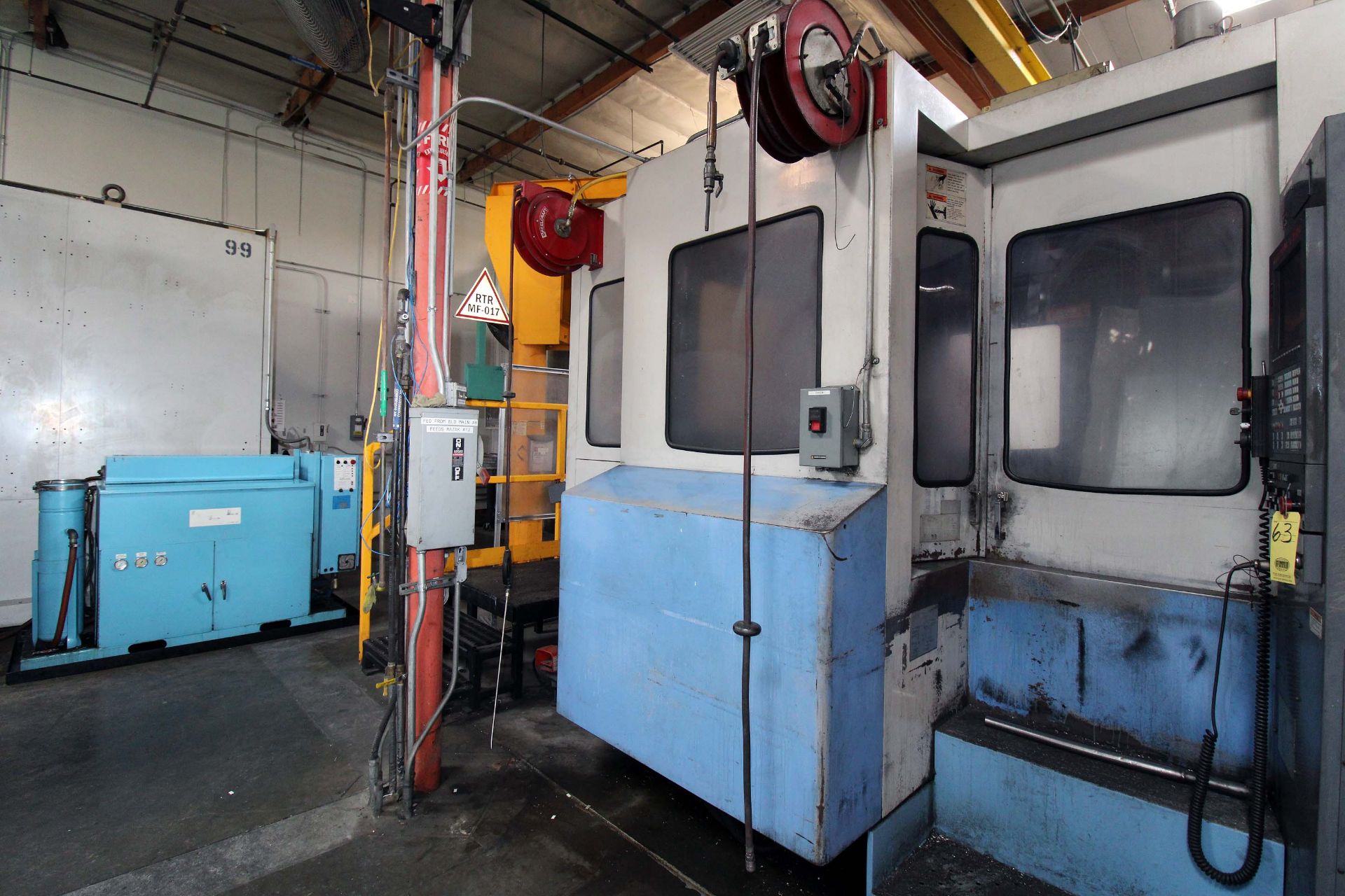 CNC HORIZONTAL MACHINING CENTER, MAZAK MDL. FH680, new 1996, Mazatrol M Plus CNC control, 24” - Image 4 of 15