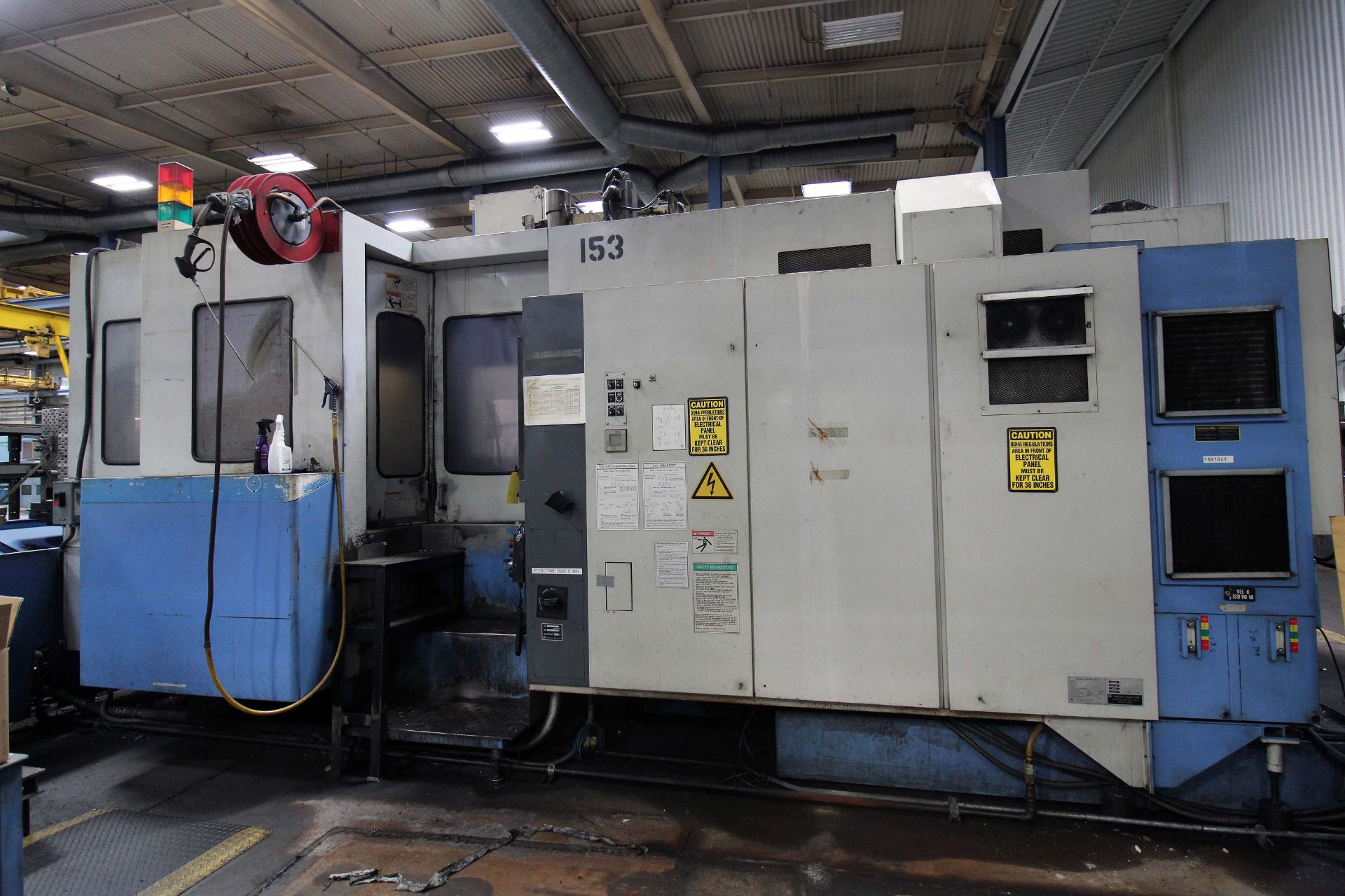 LINEAR PALLET HORIZONTAL MACHINING CELL, MAZAK PALLETECH CONSISTING OF: (3) MAZAK MAZATEK MDL. FH680 - Image 13 of 26