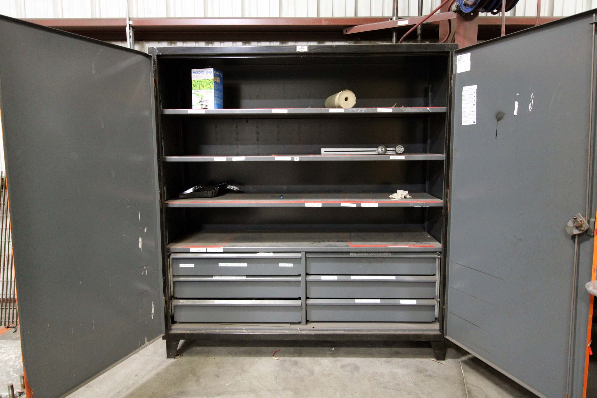 STEEL CABINET, STRONG BOX, 24" x 72" x 78" - Image 2 of 2
