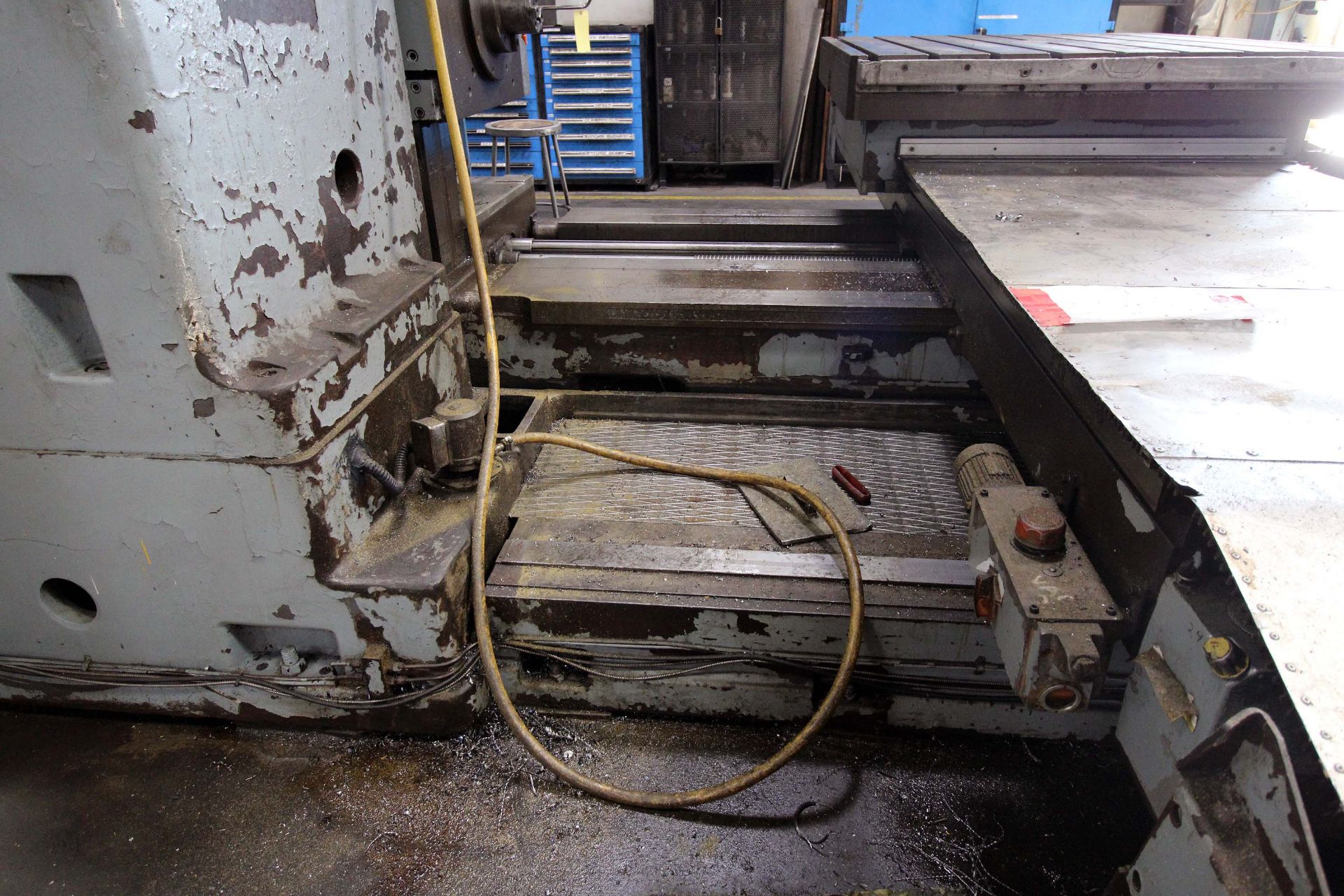 TABLE TYPE HORIZONTAL BORING MILL, SACEM HERCULES MDL. MST130, new 1980, 55” x 63-3/4” built-in - Image 8 of 10