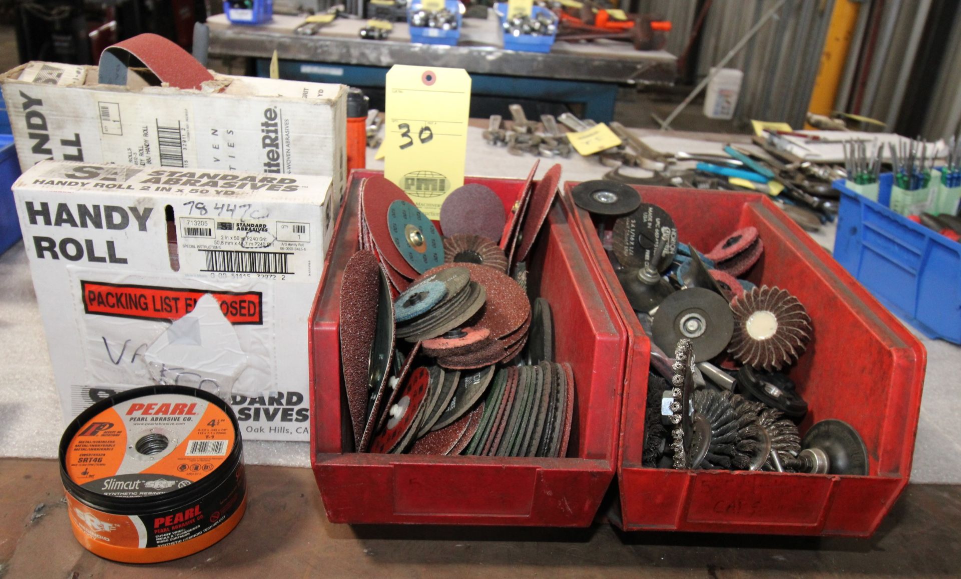 LOT OF ABRASIVES