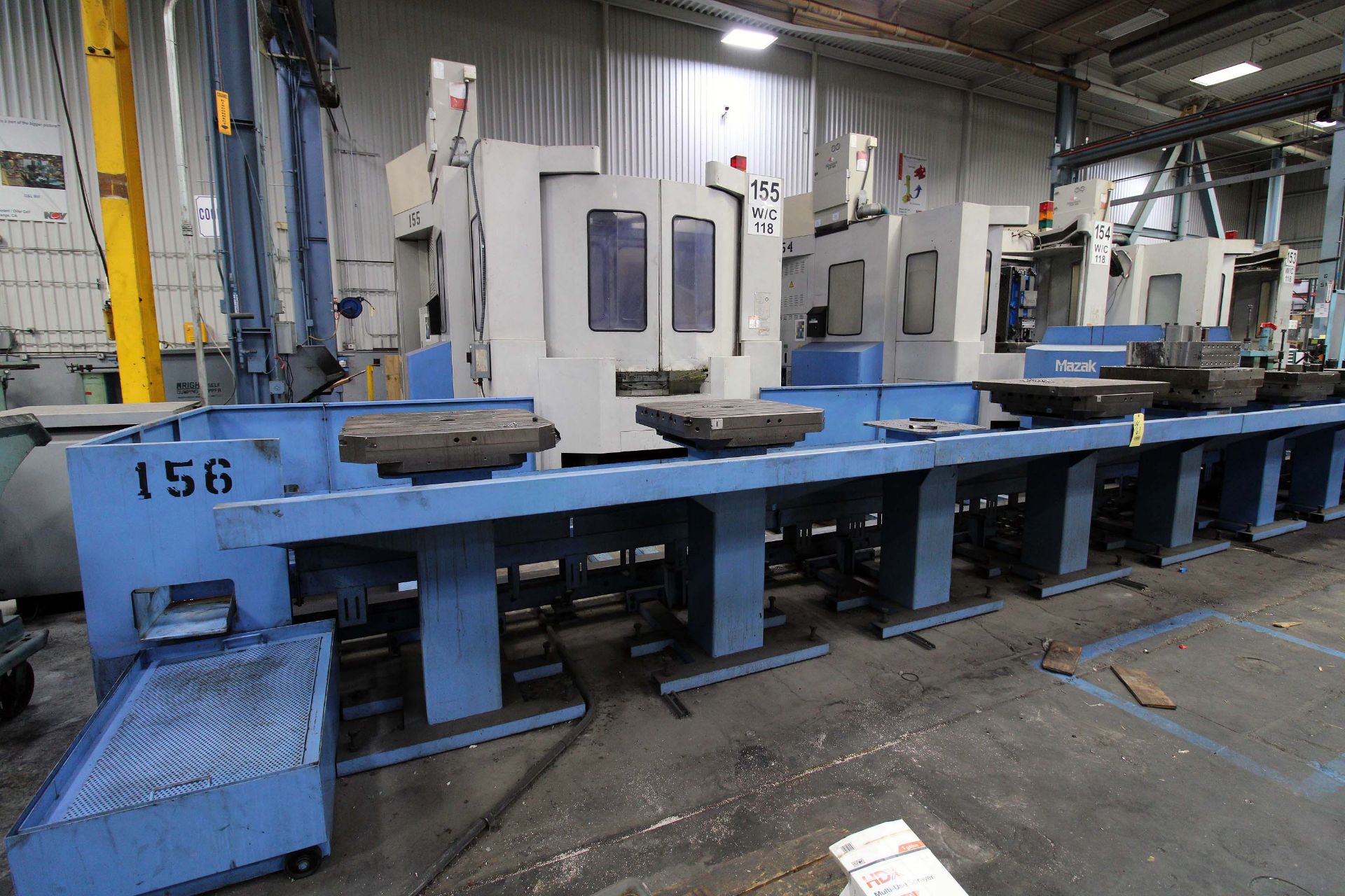 LINEAR PALLET HORIZONTAL MACHINING CELL, MAZAK PALLETECH CONSISTING OF: (3) MAZAK MAZATEK MDL. FH680 - Image 2 of 26