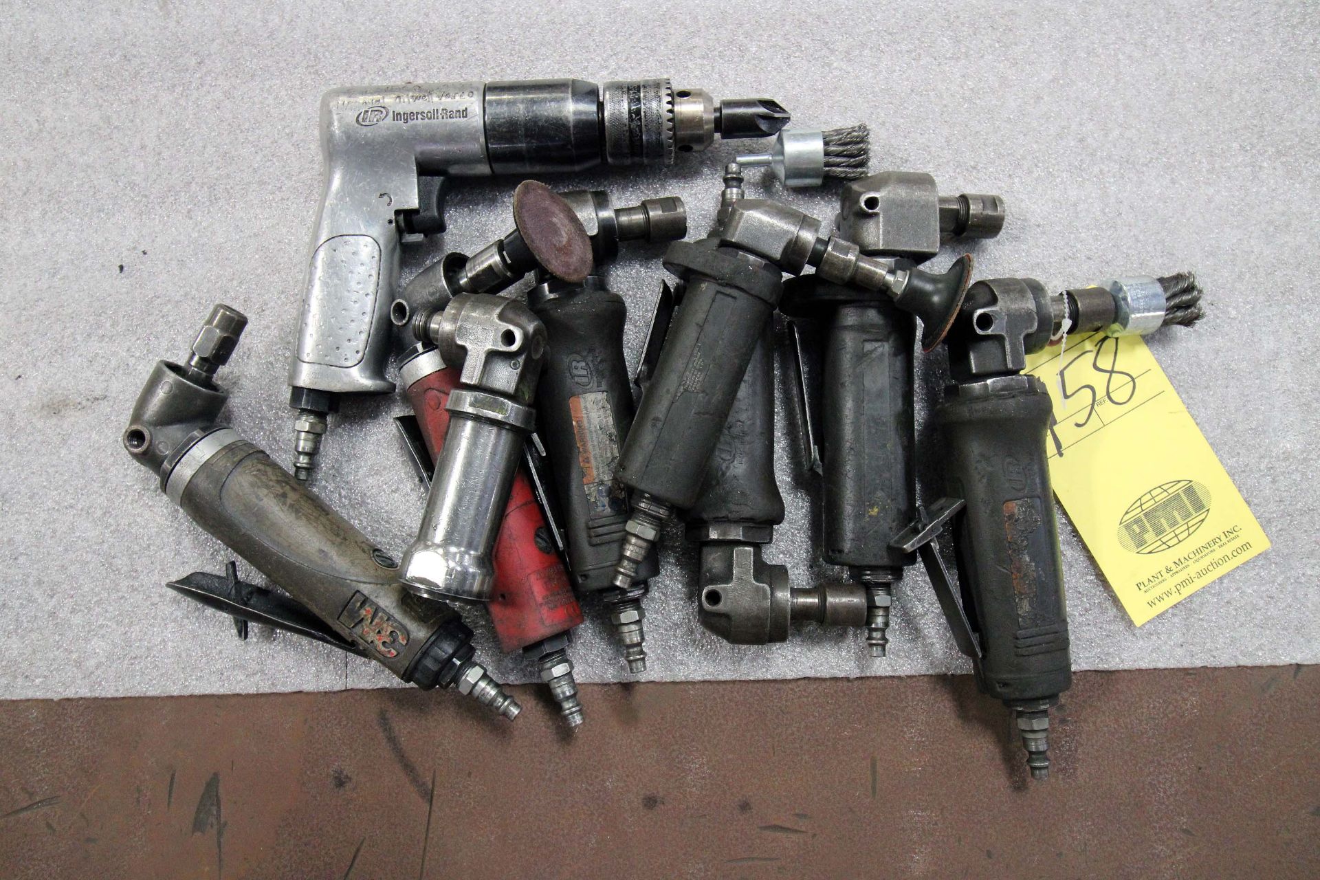LOT OF PNEUMATIC RIGHT ANGLE GRINDERS (APPROX. 7)