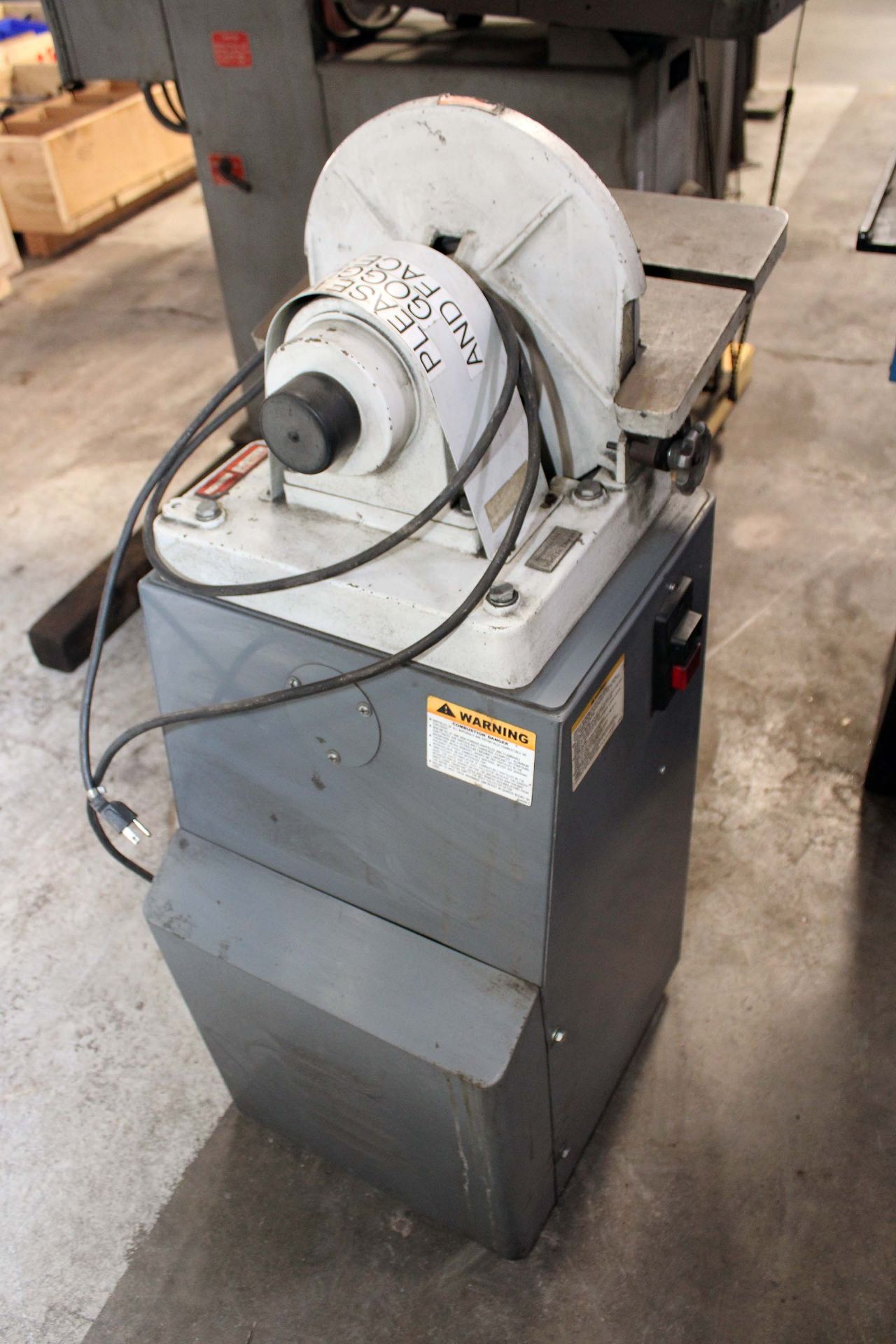 PEDESTAL DISC SANDER, WILTON MDL. 4400A, tilt table - Image 2 of 3