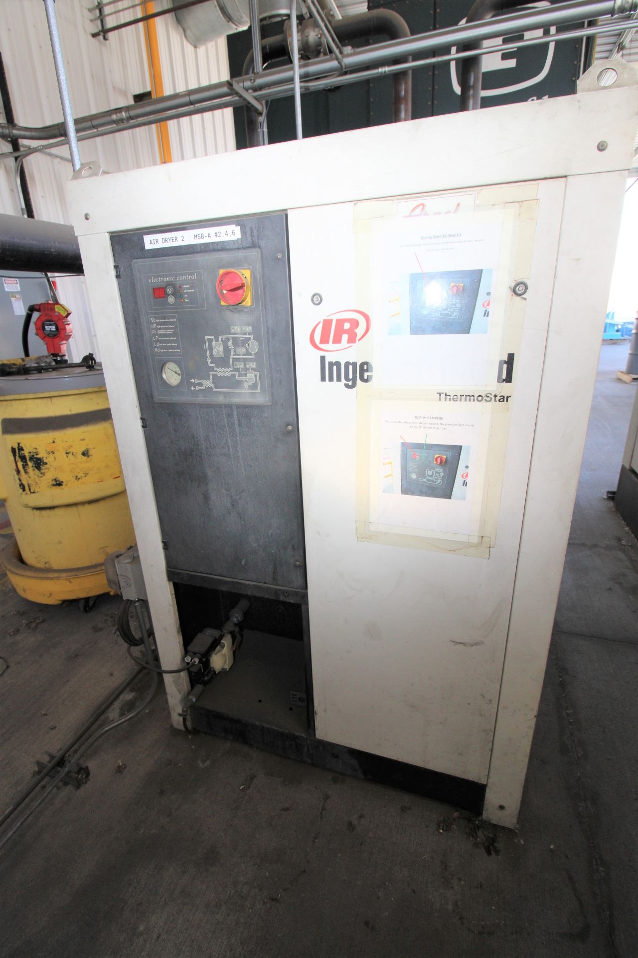 REFRIGERATED AIR DRYER, INGERSOLL RAND MDL. TS700, S/N 2075760002