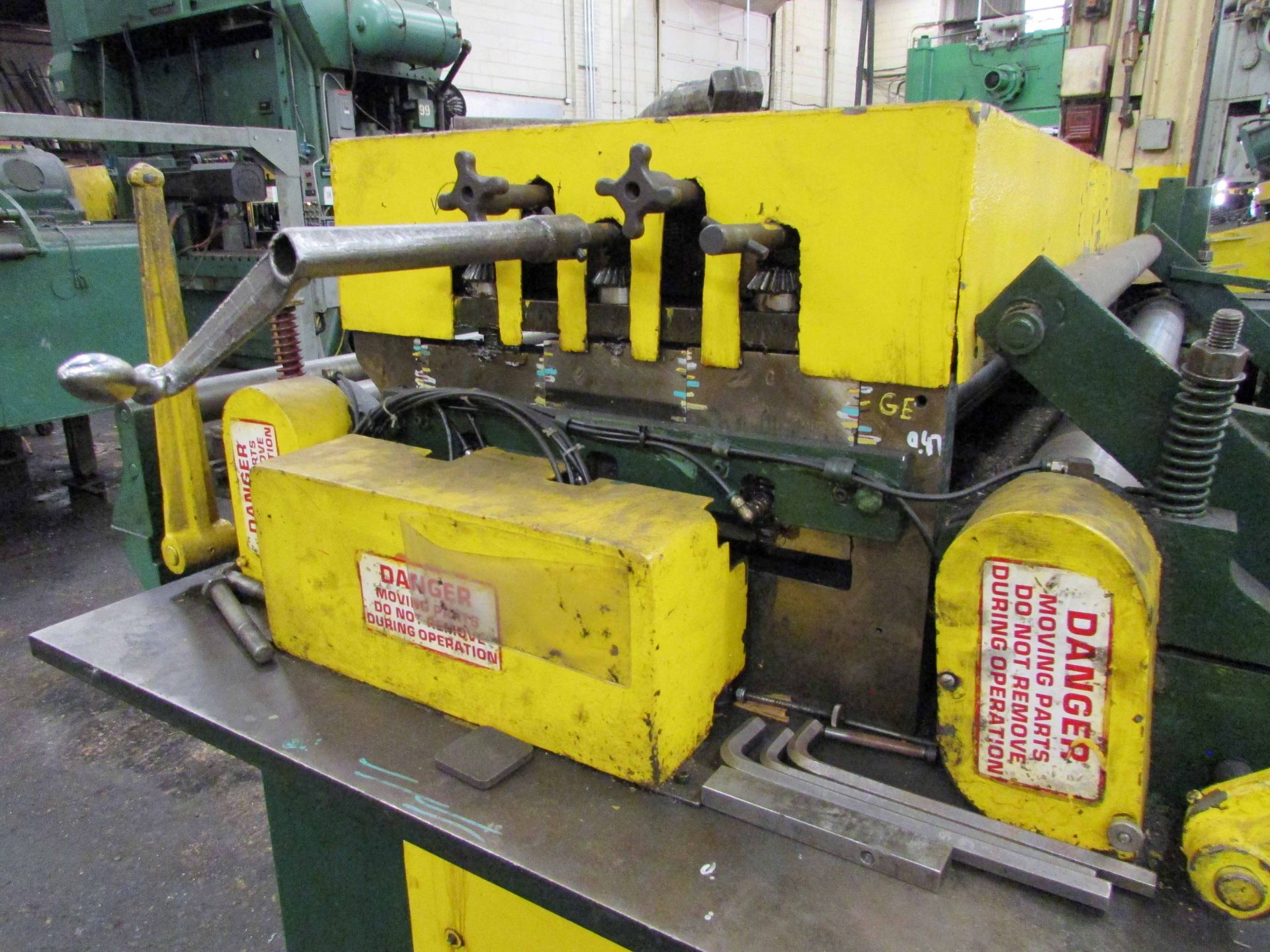 COIL STRAIGHTENER, EGAN MDL. 648-16, 48", entry & exit pinch rolls, S/N 2020 - Image 5 of 11