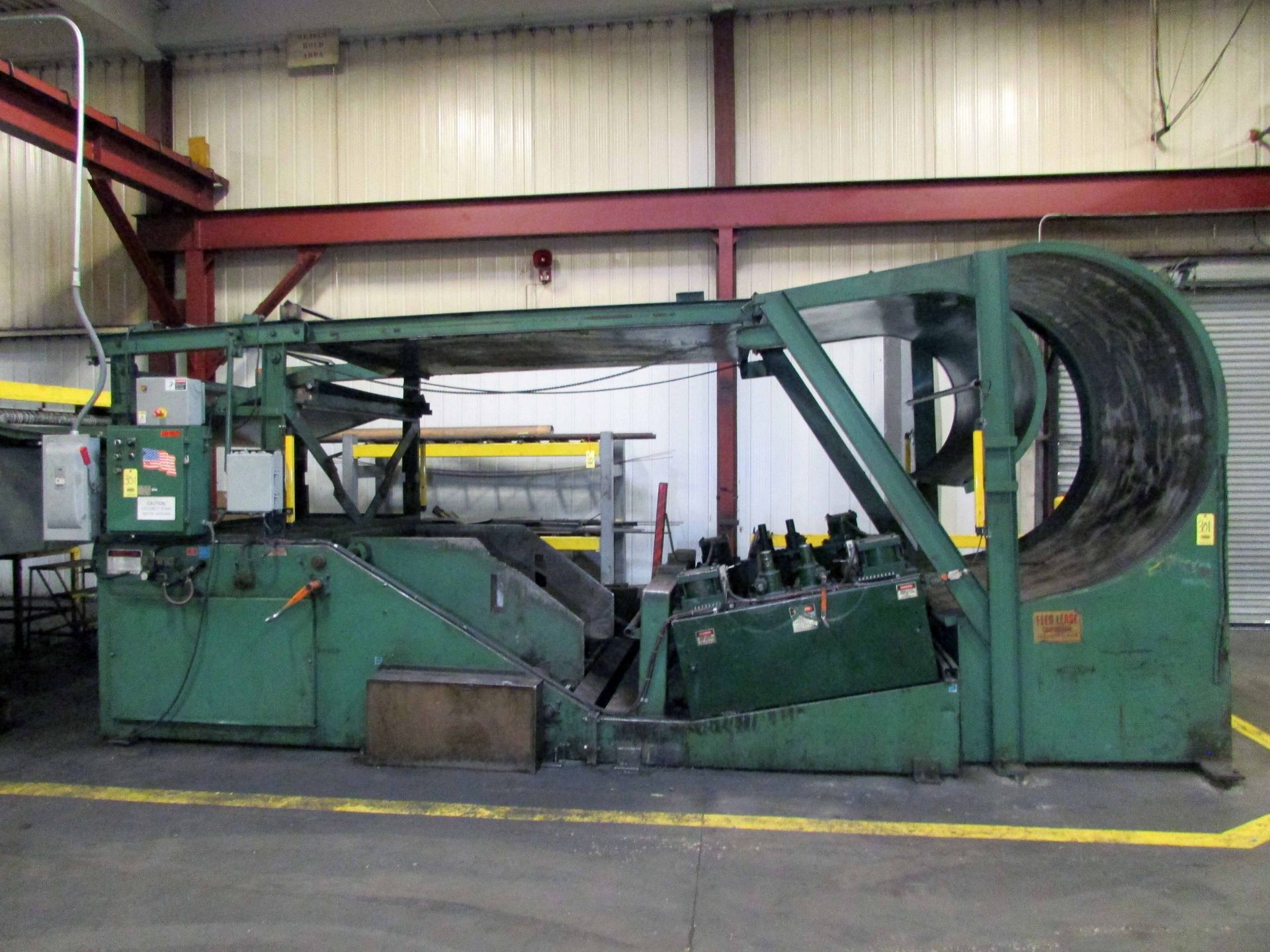 AIR PRESS FEED LINE, FEEDLEASE MDL. FLCC-2017-7260-P20 COMBINATION CRADLE 5-ROLL STRAIGHTENER, 72” - Image 2 of 17