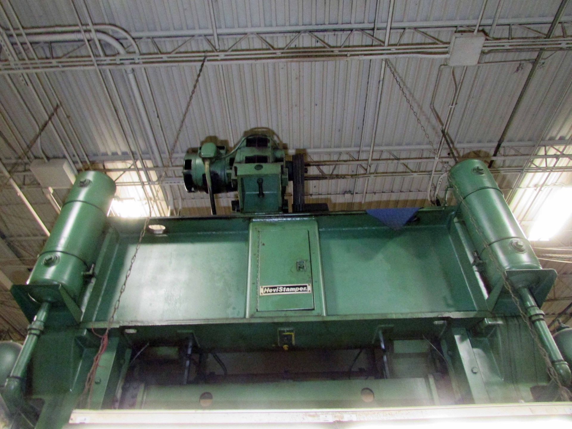 STRAIGHT SIDE 2-POINT ECCENTRIC GEARED PRESS, MINSTER 300 T. CAP. MDL. E2-300-96-48 “HEVI-STAMPER” - Image 9 of 23