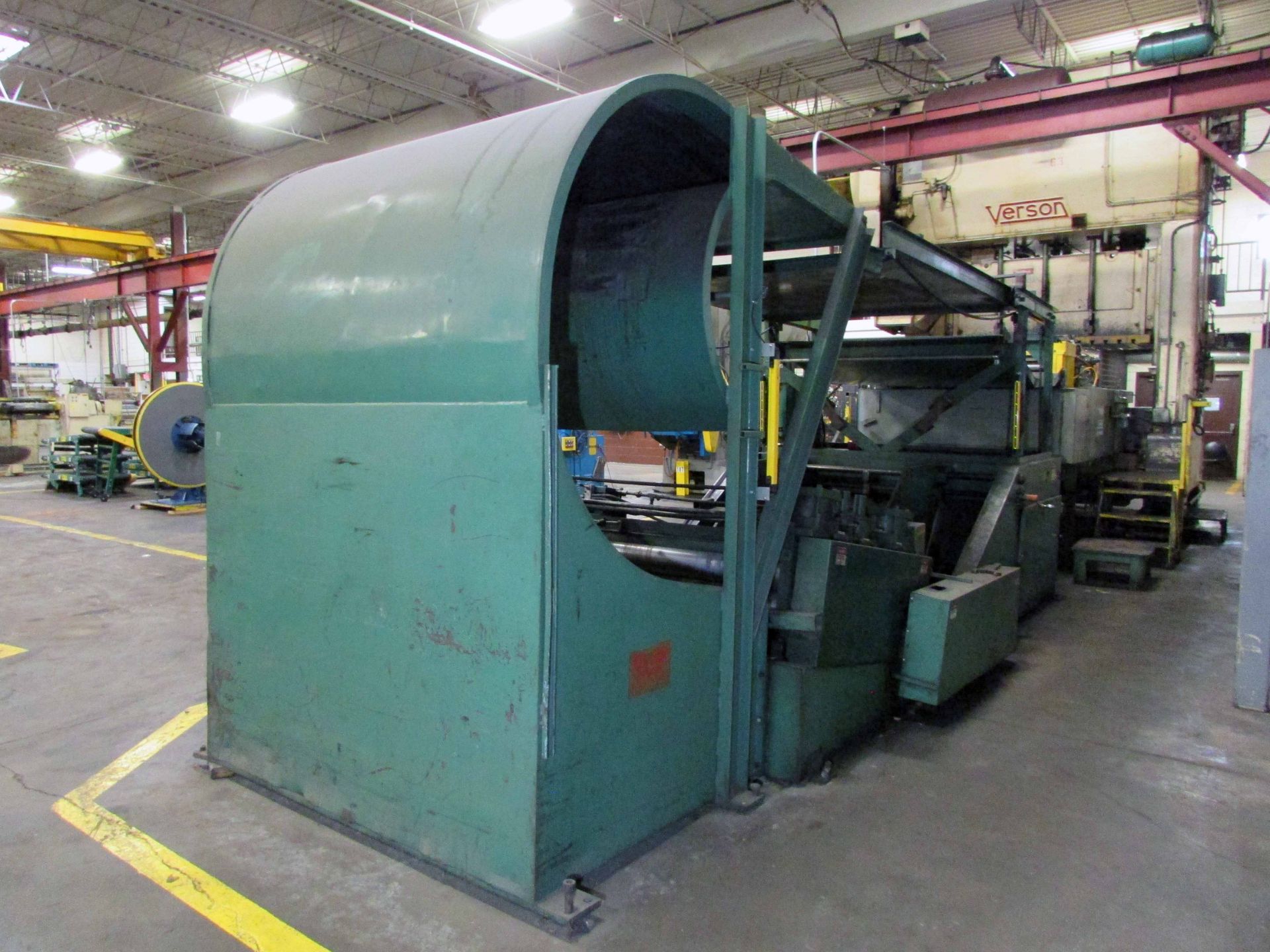 AIR PRESS FEED LINE, FEEDLEASE MDL. FLCC-2017-7260-P20 COMBINATION CRADLE 5-ROLL STRAIGHTENER, 72” - Image 8 of 17