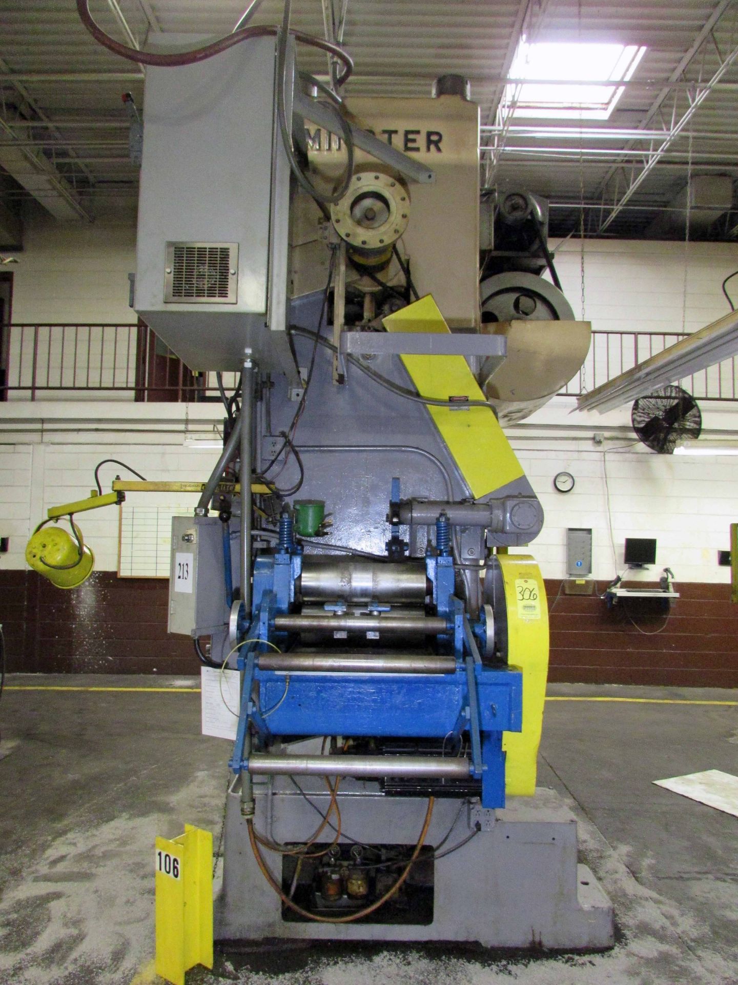 HIGH SPEED PRESS, MINSTER PIECEMAKER 150 T. CAP. MDL. P2-150, 6” stroke, 4” slide adj., 24” shut - Image 7 of 26