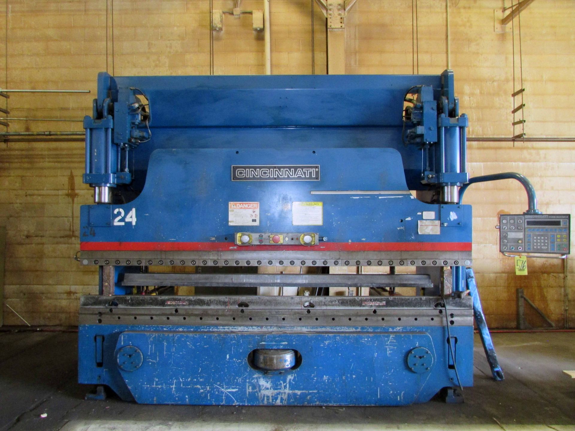 CNC PRESSBRAKE, CINCINNATI 135 T. x 10’ CAP. MDL. 135FM-II, (1995), 10’-6” btwn. housings, 12’ - Image 2 of 14