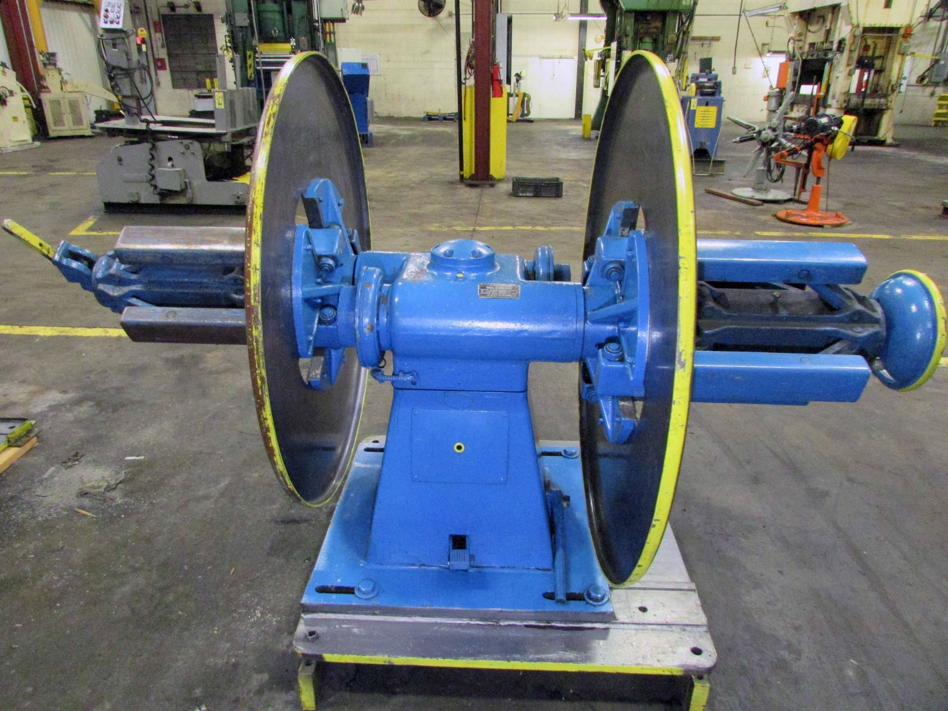 DOUBLE COIL REEL, LITTELL 4,000 LB. CAP. MDL. 40-18,18”-22” I.D., 20” max. width, manual - Image 5 of 8