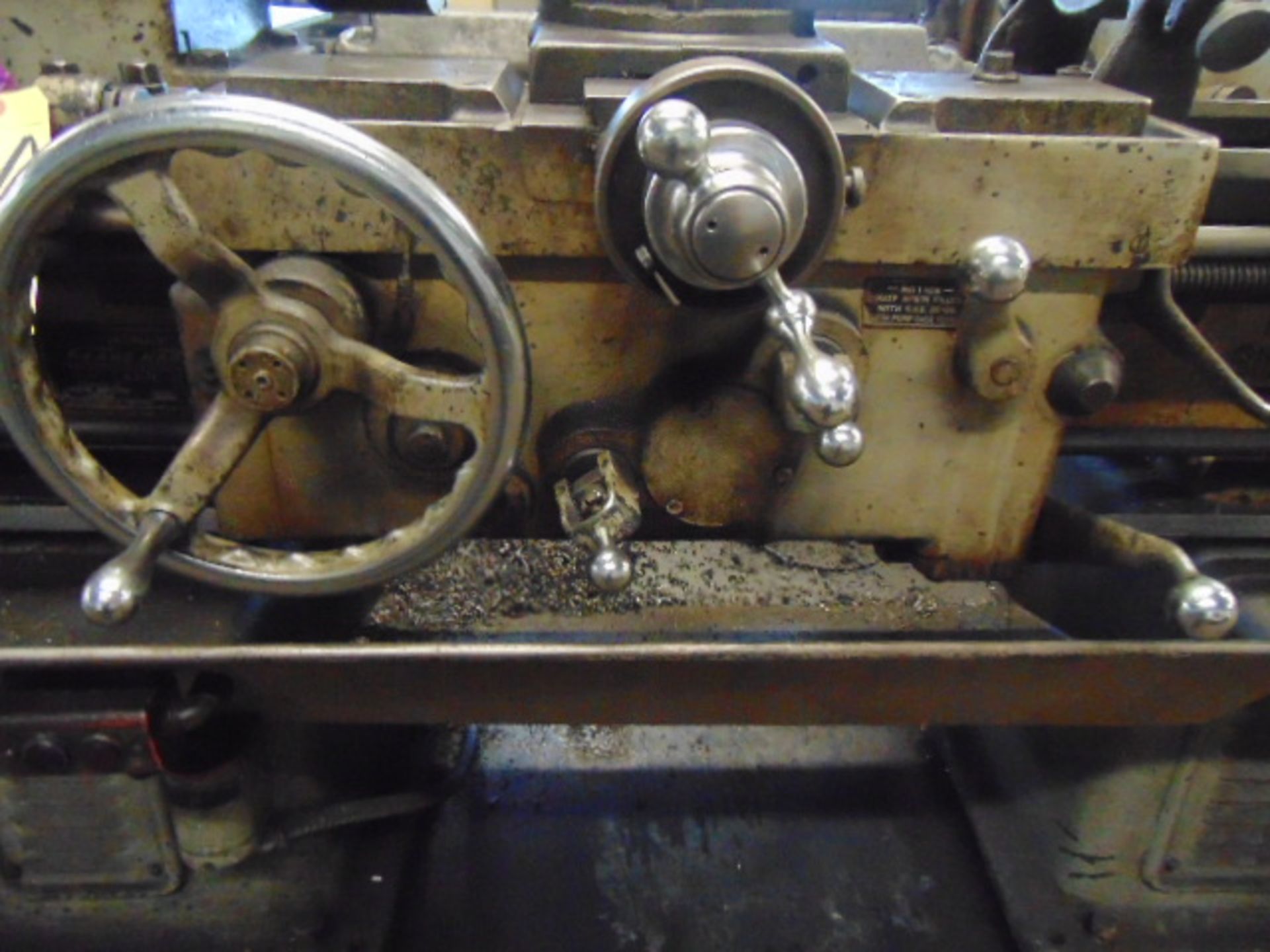 LATHE, MONARCH 16-1/2” X 30” MDL. 14C ENGINE, 10” dia. 3-jaw chuck, S/N 27972 - Image 4 of 10