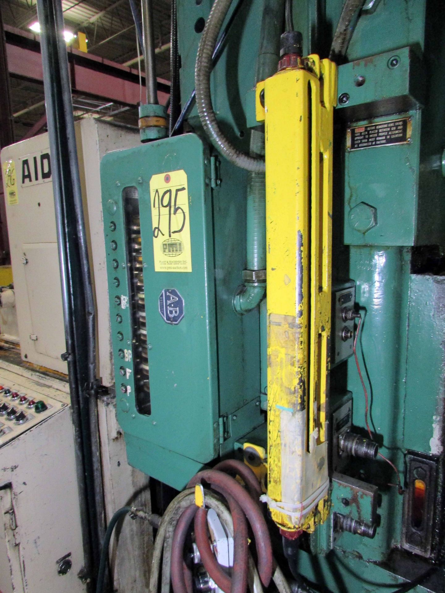 STRAIGHT SIDE 2-POINT ECCENTRIC GEARED PRESS, MINSTER 300 T. CAP. MDL. E2-300-96-48 “HEVI-STAMPER” - Image 15 of 23