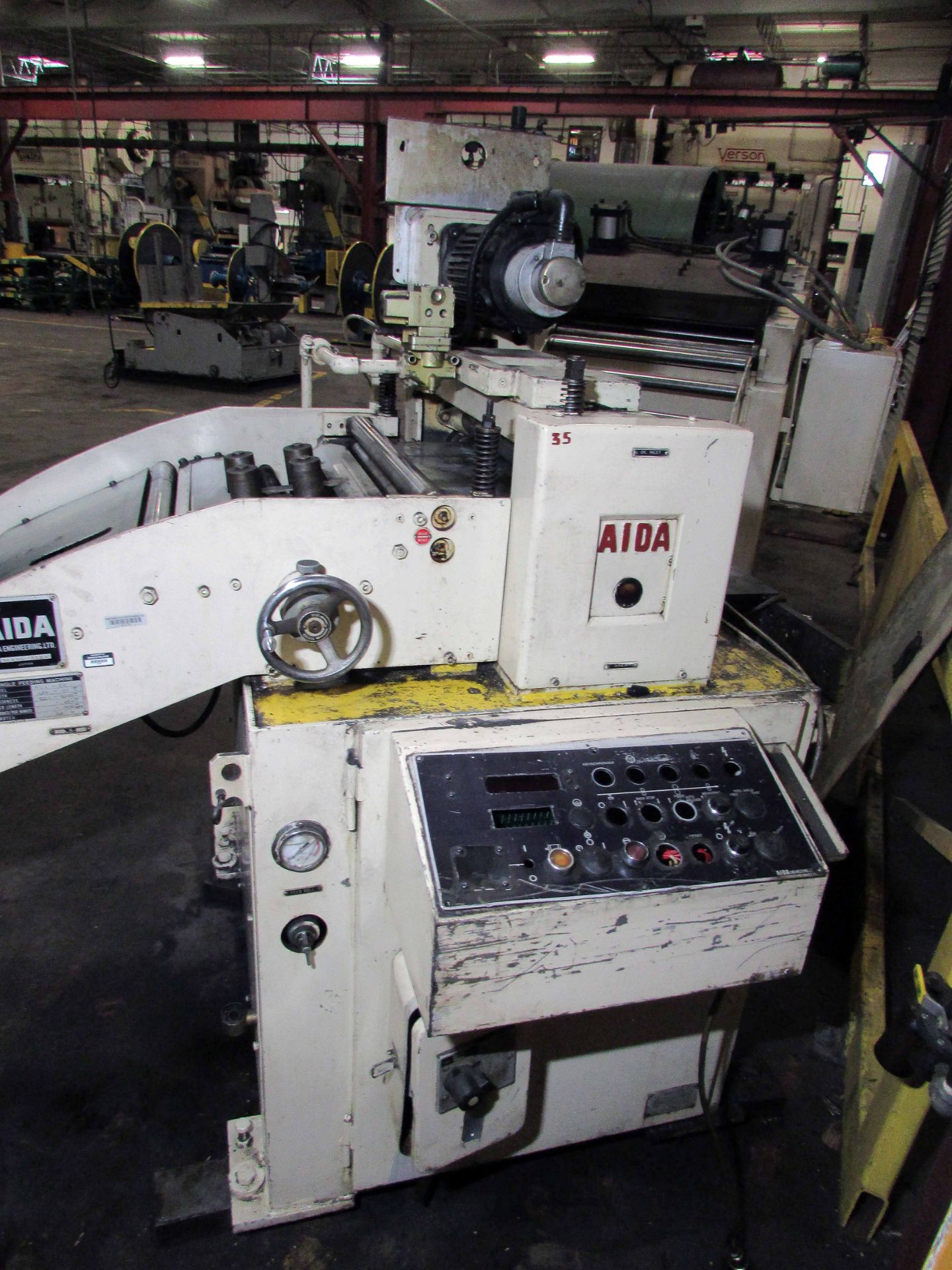 PRESS FEEDER, ADIA MDL. RSC-60 FEEDER, 1.96”-25”W., .02”-1.25” thickness, S/N 1990-1282 (in need - Image 7 of 8