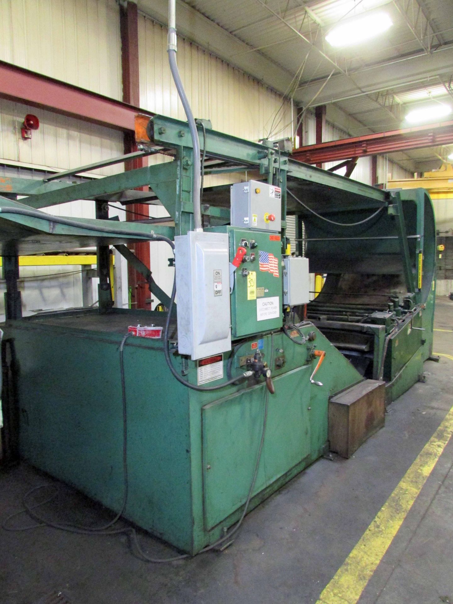 AIR PRESS FEED LINE, FEEDLEASE MDL. FLCC-2017-7260-P20 COMBINATION CRADLE 5-ROLL STRAIGHTENER, 72” - Image 4 of 17