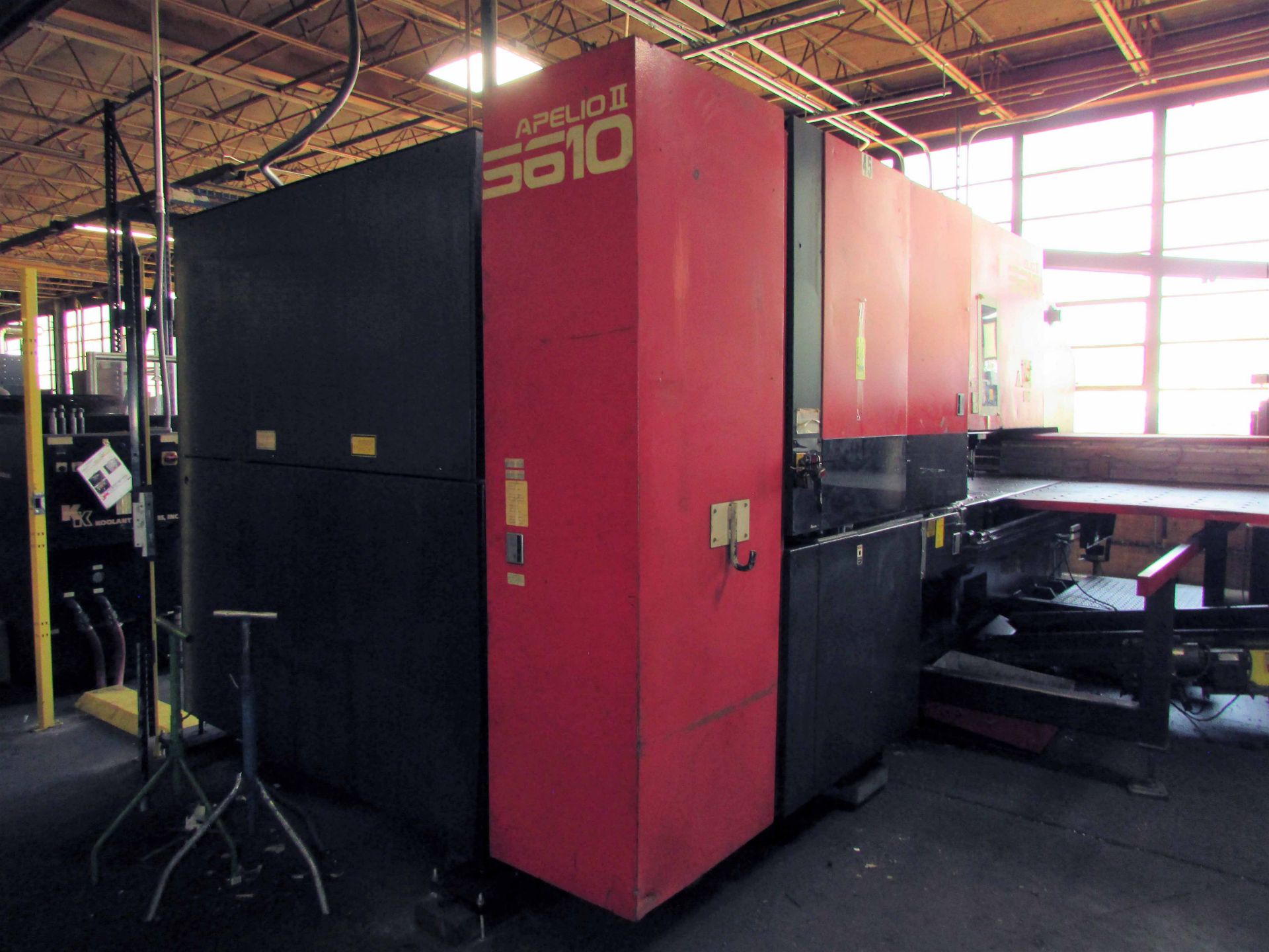 CNC LASER TURRET PRESS, AMADA APELIO MDL. AP2357F10, (1998), Fanuc 05PLA CNC control, Fanuc 2,000 - Image 8 of 19