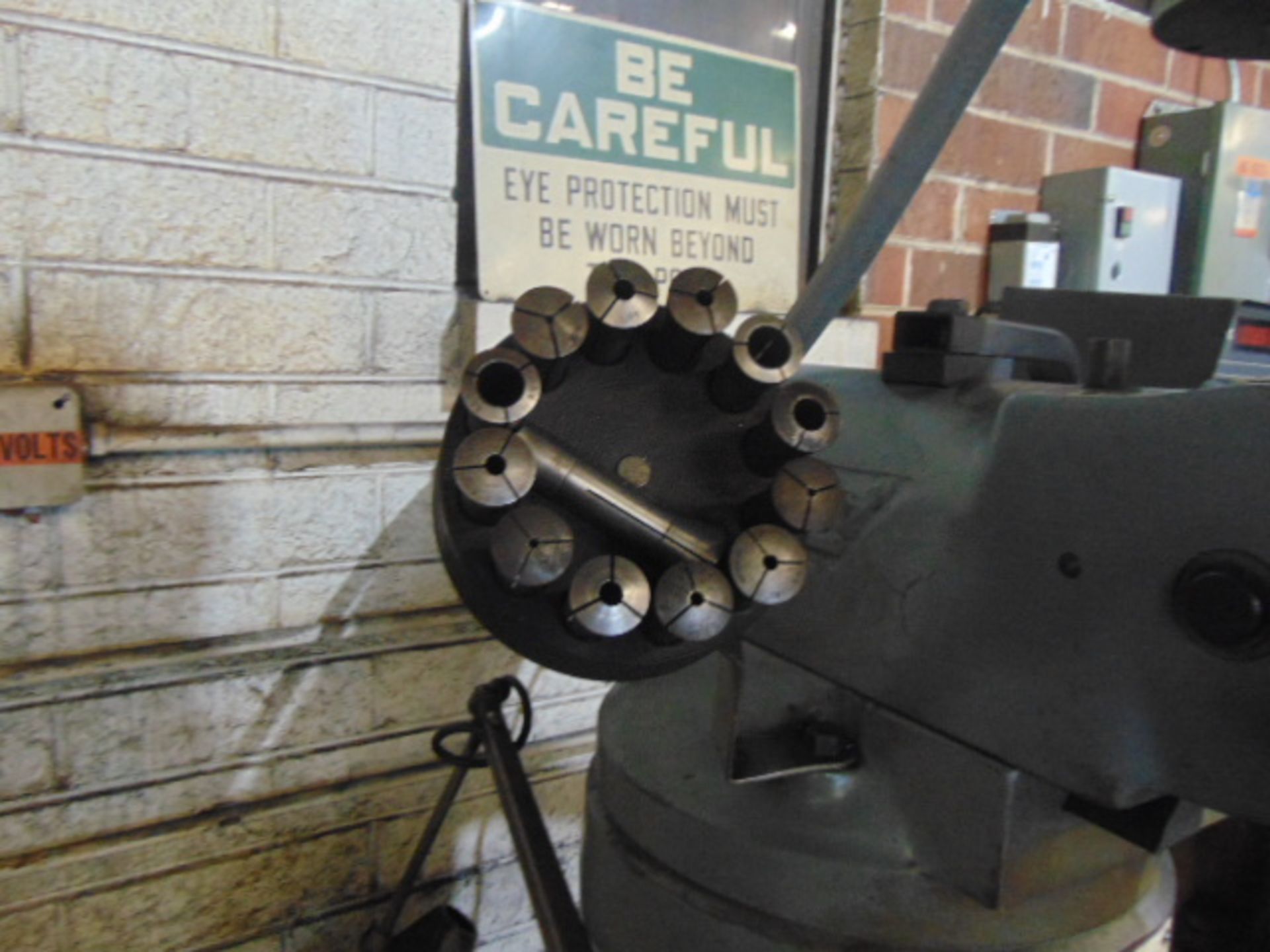 VERTICAL TURRET MILLING MACHINE, BRIDGEPORT SERIES 1, 9” x 48” table, chrome ways, variable spd. 2 - Image 6 of 7