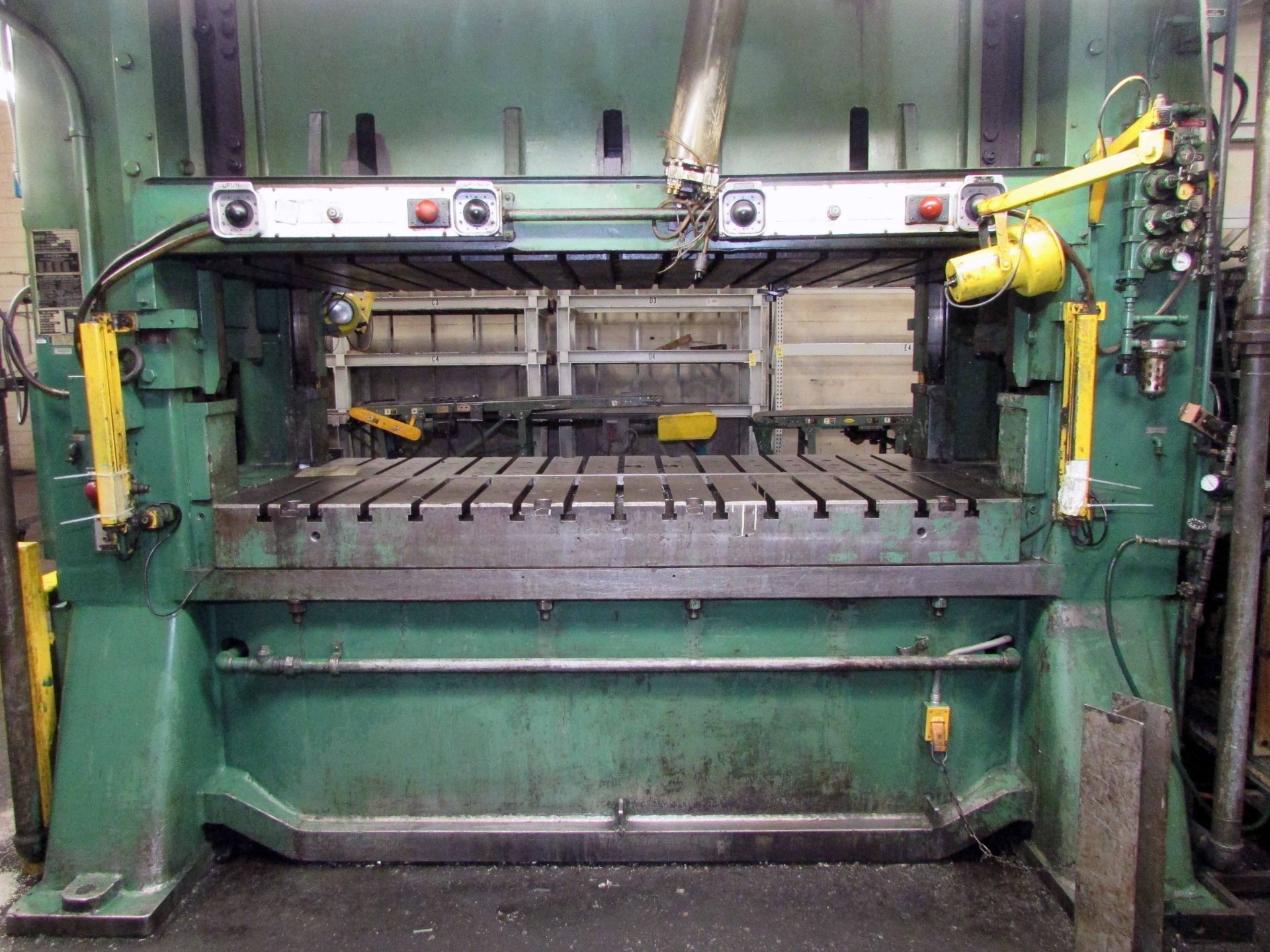 STRAIGHT SIDE 2-POINT ECCENTRIC GEARED PRESS, MINSTER 300 T. CAP. MDL. E2-300-96-48 “HEVI-STAMPER” - Image 8 of 23