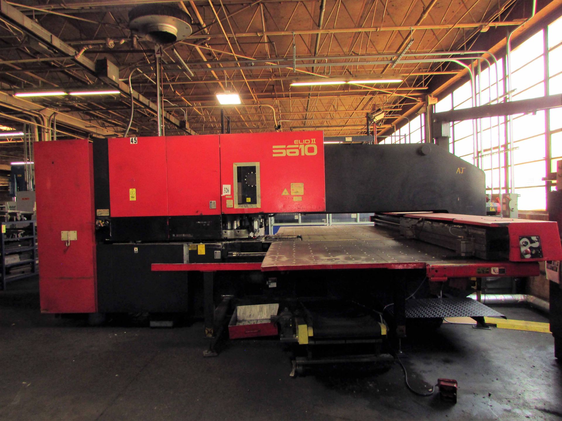 CNC LASER TURRET PRESS, AMADA APELIO MDL. AP2357F10, (1998), Fanuc 05PLA CNC control, Fanuc 2,000 - Image 2 of 19