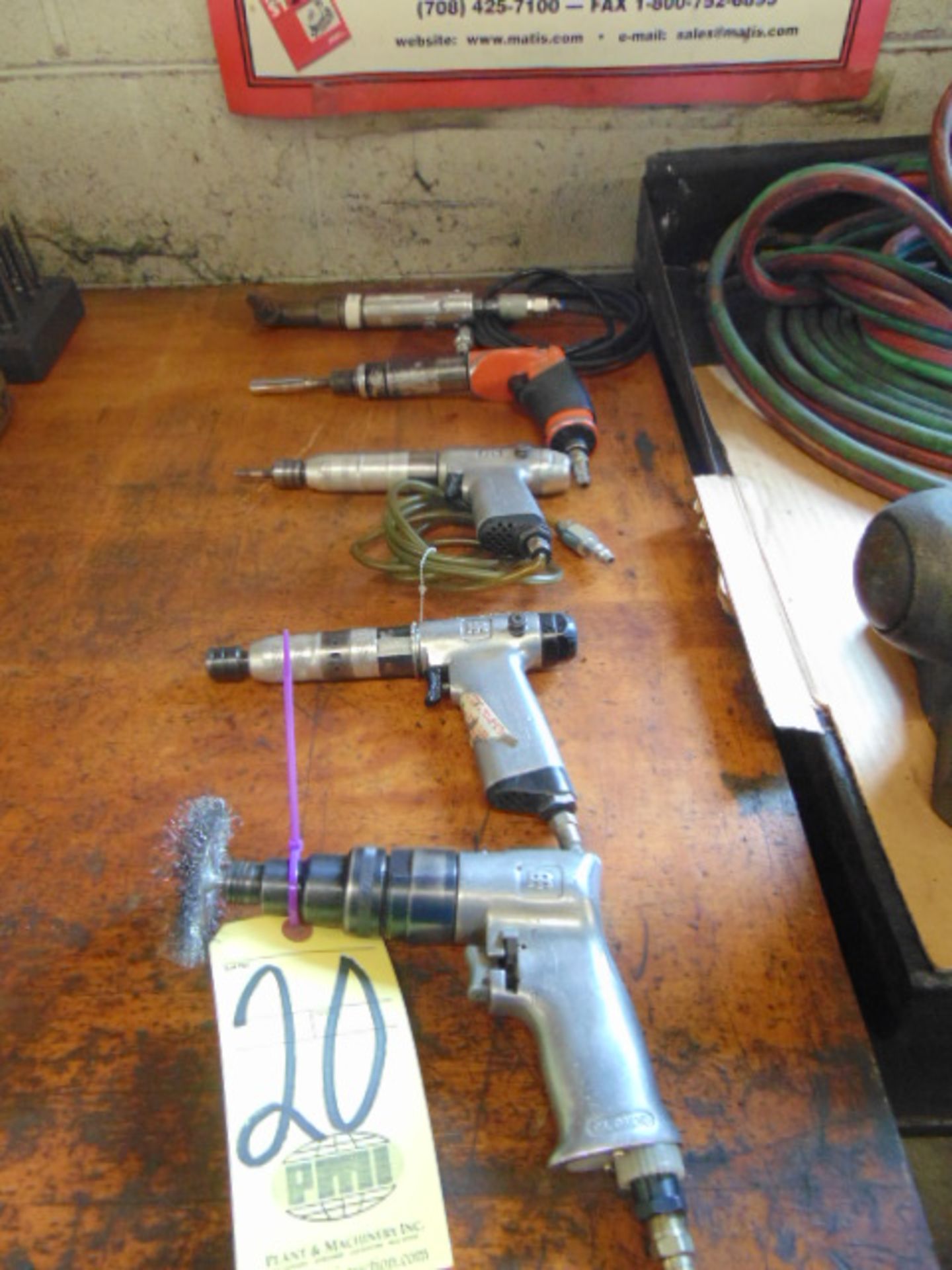 LOT OF PNEUMATIC TOOLS (5)