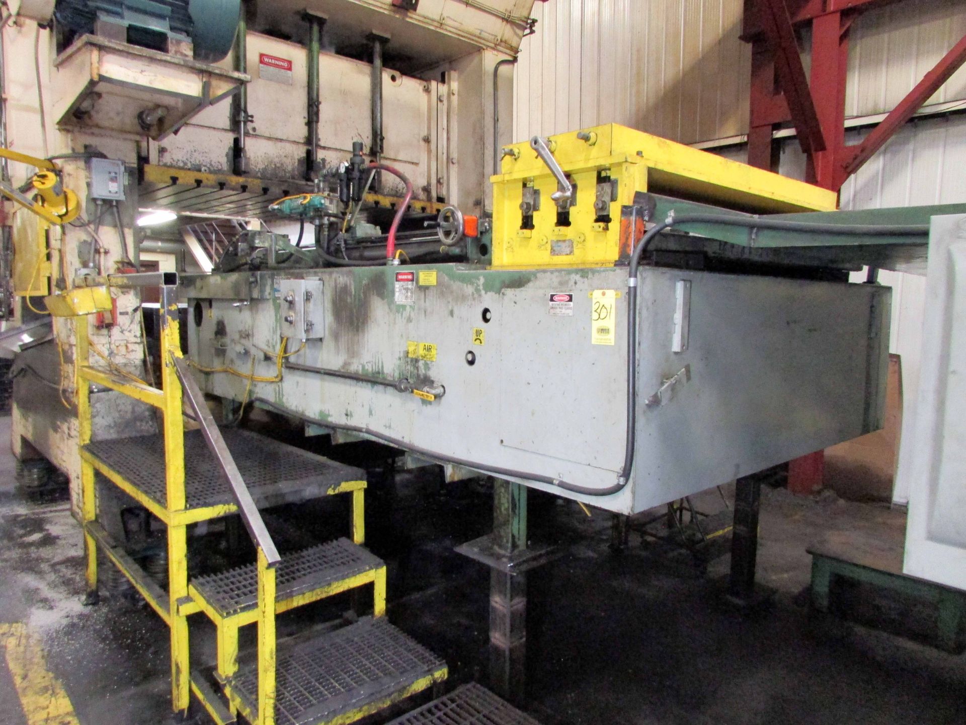 AIR PRESS FEED LINE, FEEDLEASE MDL. FLCC-2017-7260-P20 COMBINATION CRADLE 5-ROLL STRAIGHTENER, 72” - Image 9 of 17