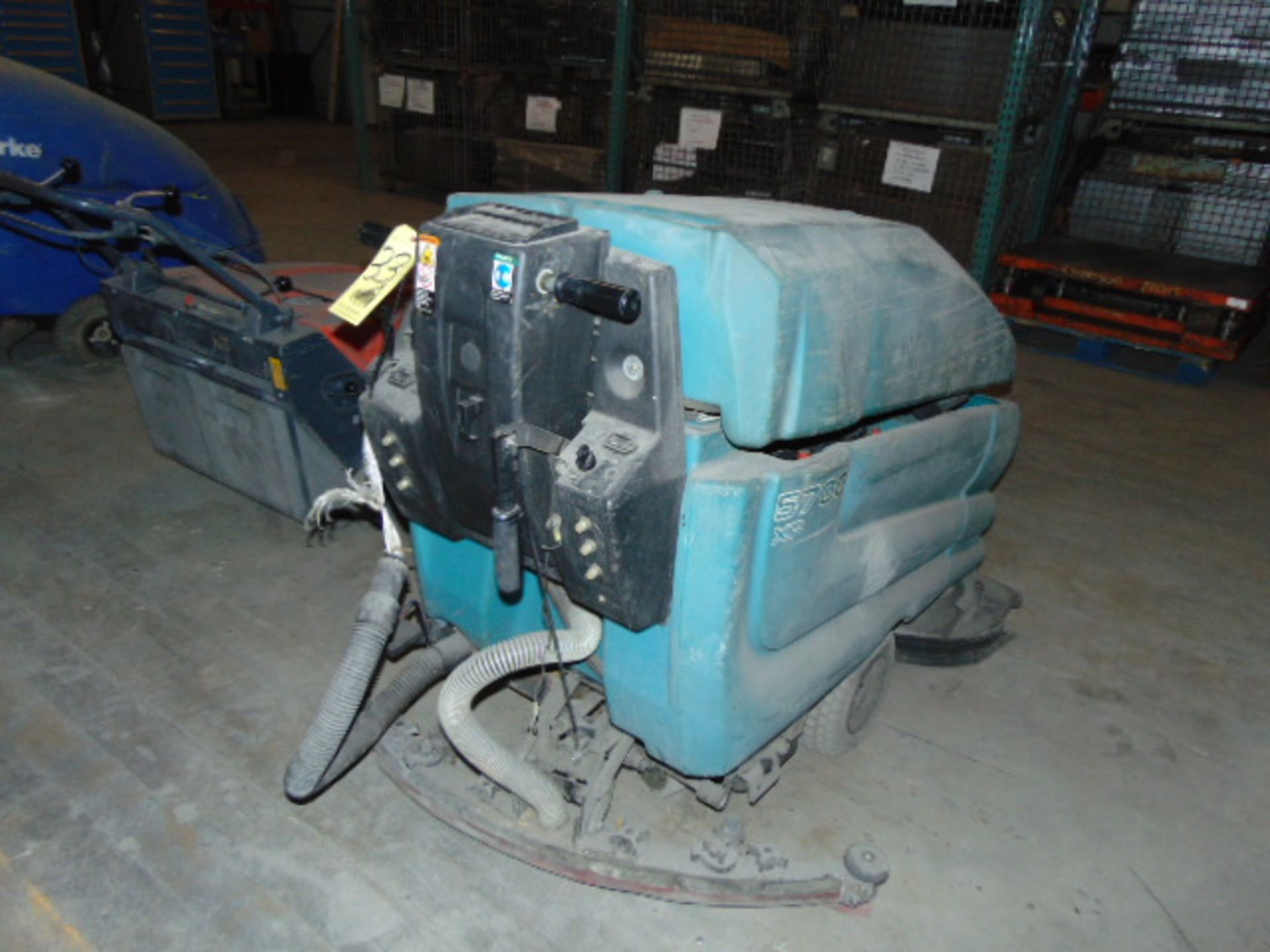 WALK BEHIND FLOOR SCRUBBER, TENNANT MDL. 5700XP, battery pwrd. (out of service) - Image 2 of 2