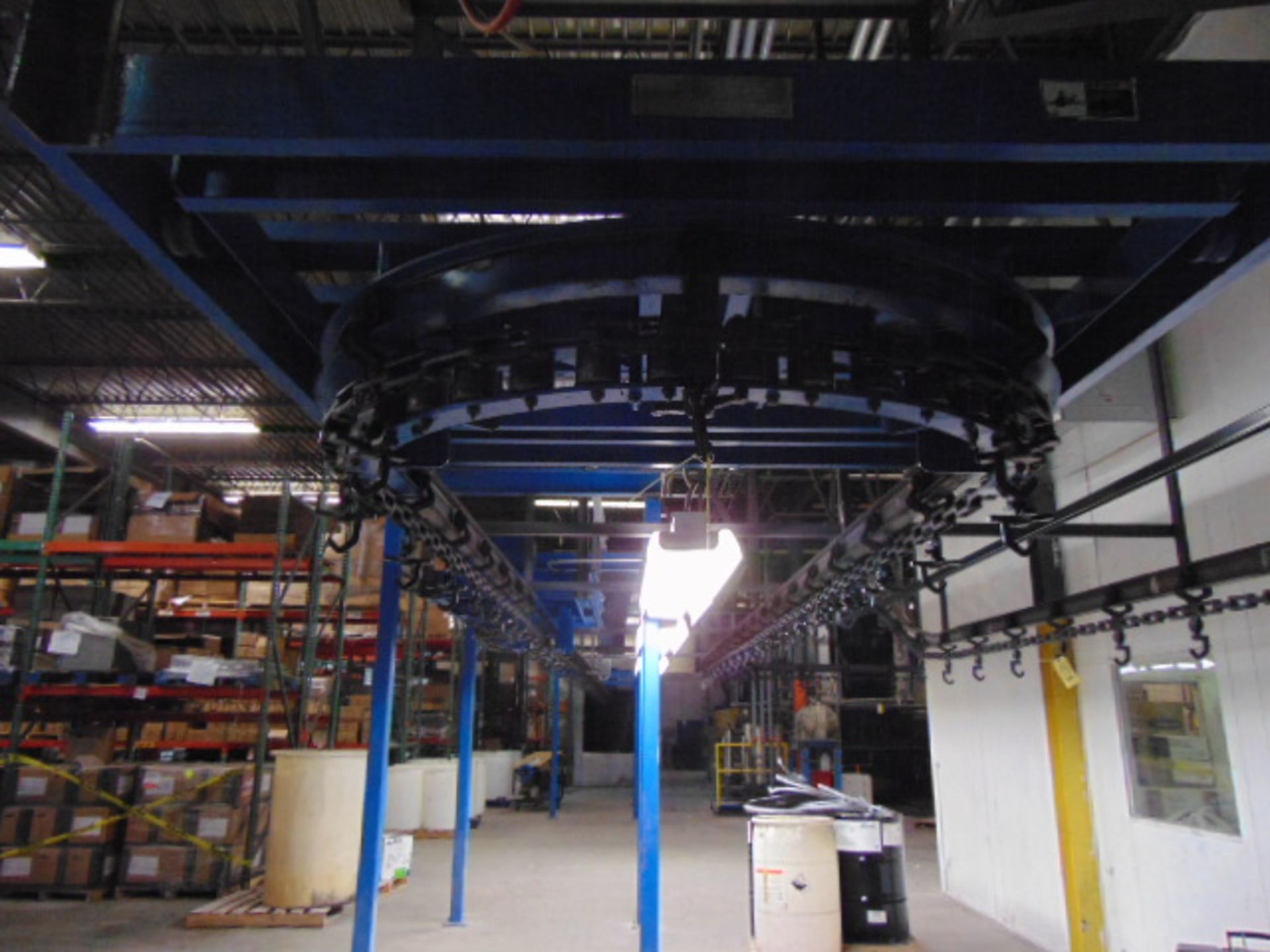 E-COAT FINISHING SYSTEM, CONSISTING OF: Rapid Industries 458 overhead chain conveyor w/24” trolley - Image 35 of 35